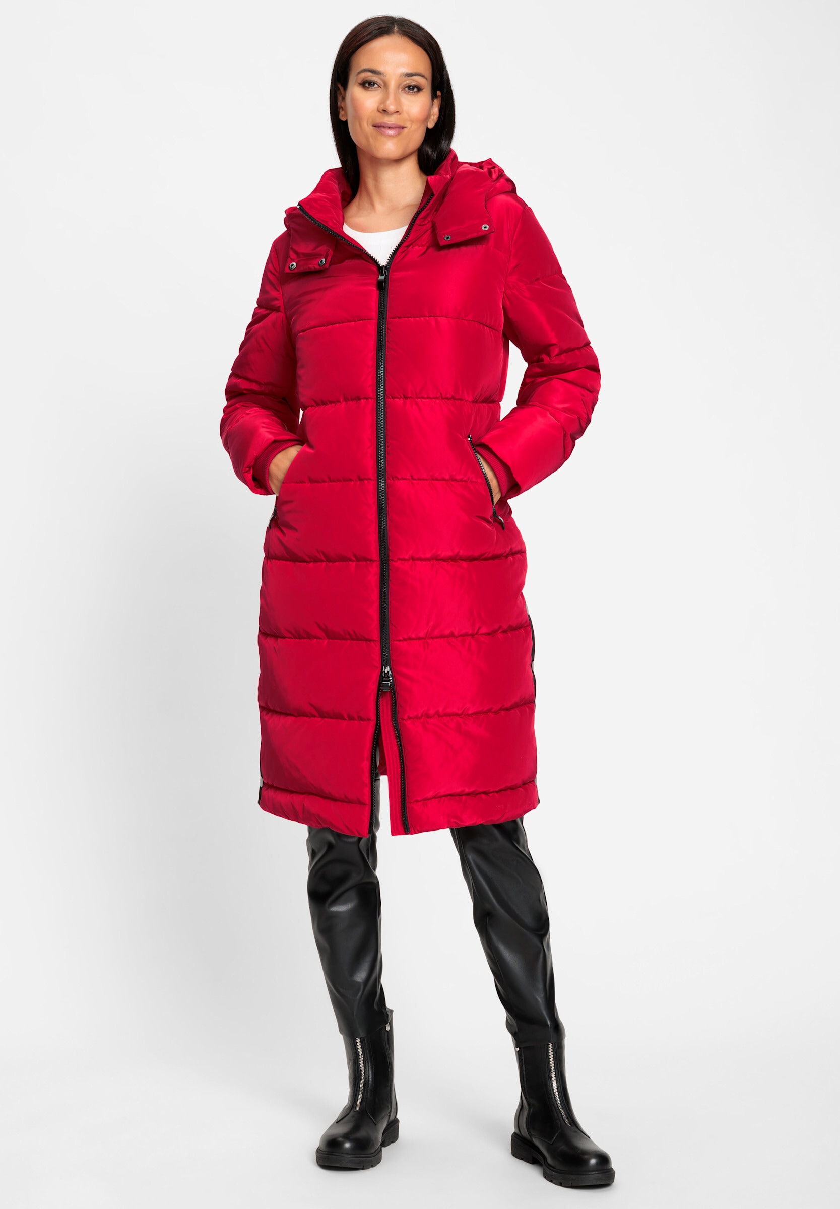 heine Steppjacke »Steppmantel Wintermantel mit Kapuze« mit Kapuze