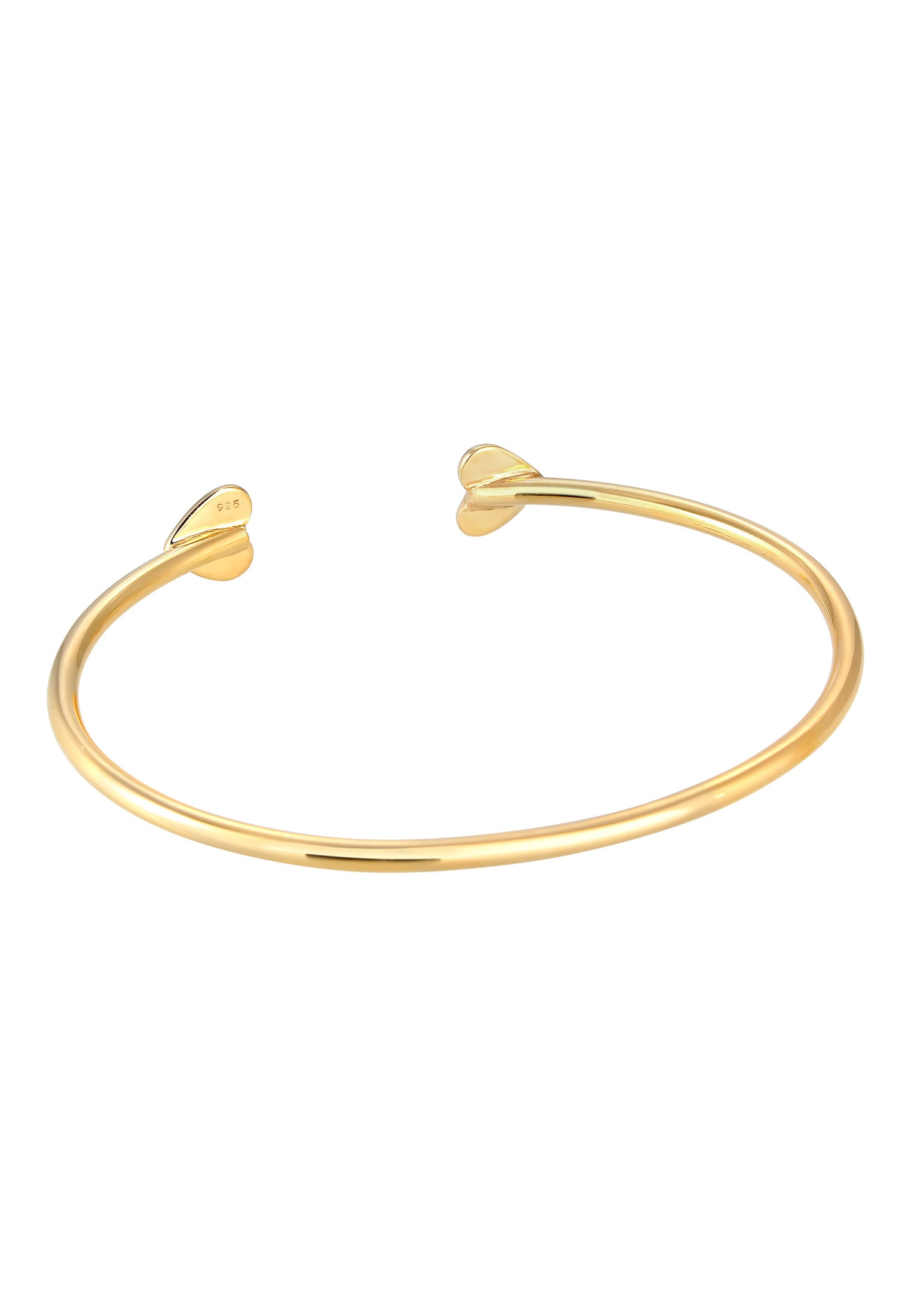 Elli Premium Armreif »Armband Armreif Herz Liebe Love 925 Sterling Silber«