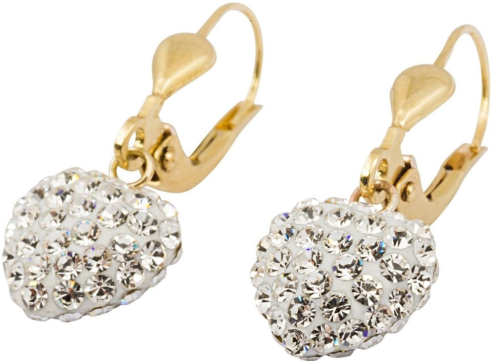 Ohrhänger Kristallsteinen Firetti »Herz«, kaufen mit bequem Paar