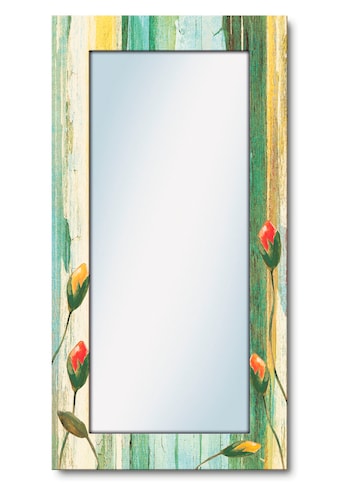 Artland Dekospiegel »Bunte Blumen«, gerahmter Ganzkörperspiegel, Wandspiegel, mit... kaufen