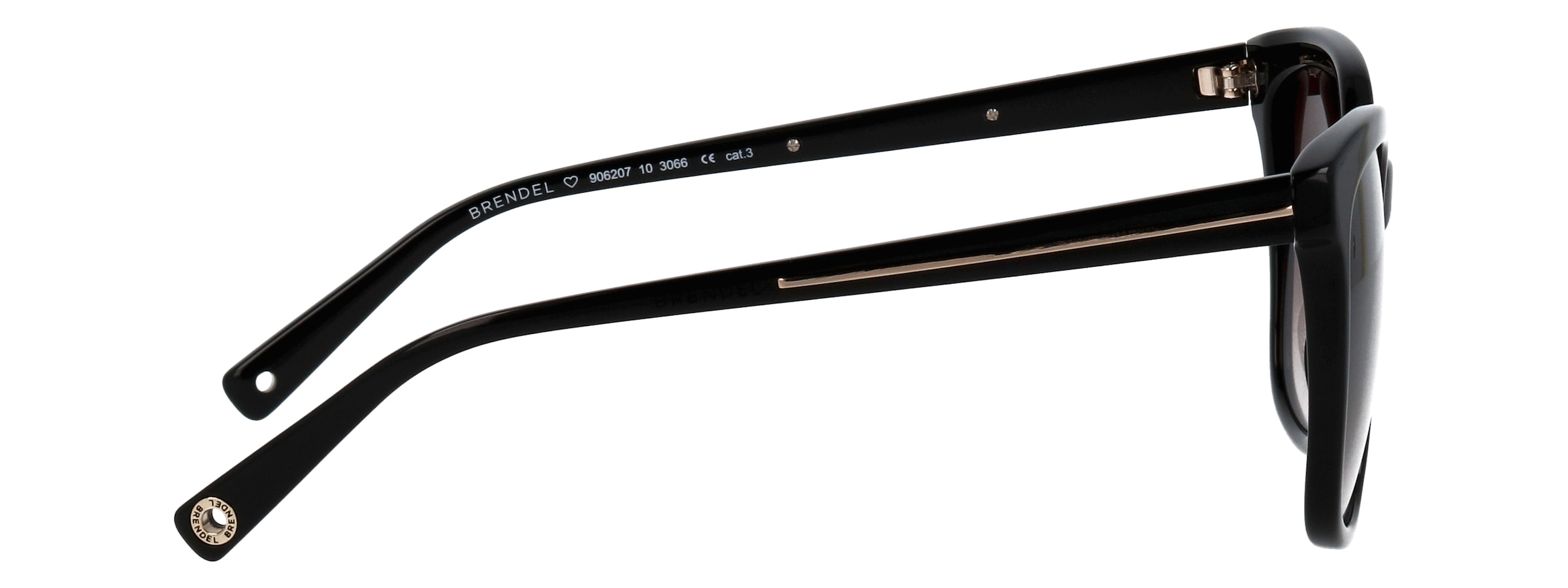 BRENDEL eyewear Sonnenbrille »Modell 906207« Form Karree/Eckig, Logoschriftzug auf Bügel, Kunststofffassung