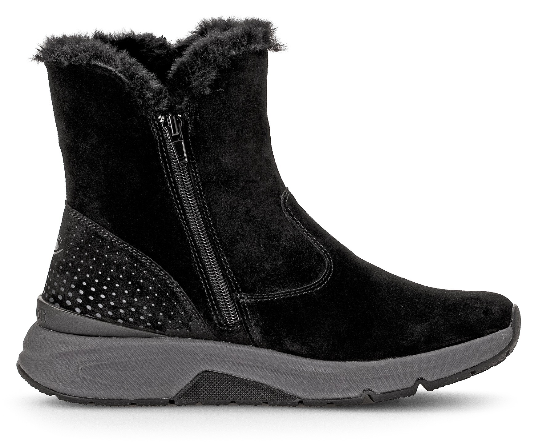 Gabor Rollingsoft Winterboots, Keilabsatz, Stiefelette mit der typischen rollingsoft-Laufsohle