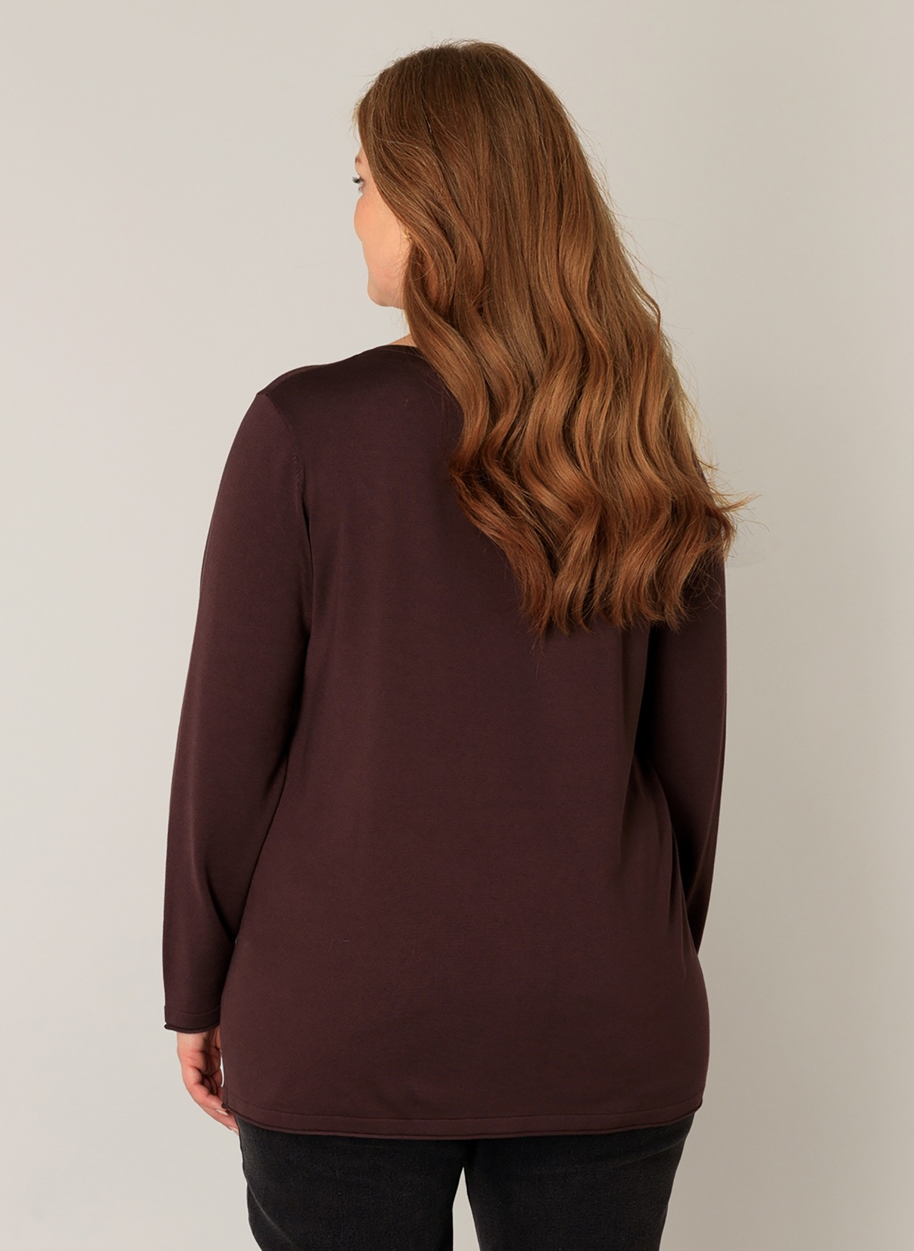 Base Level Curvy Strickpullover »Anine«, mit V-Ausschnitt