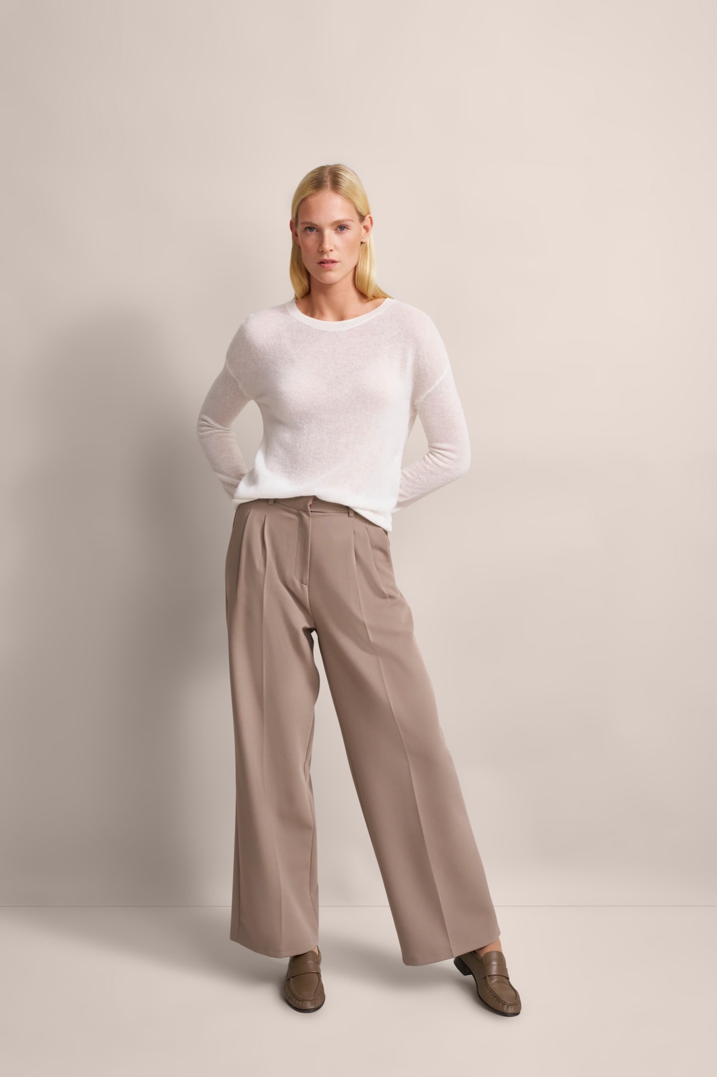 bugatti Rundhalspullover aus Alpaka-Wollmischung