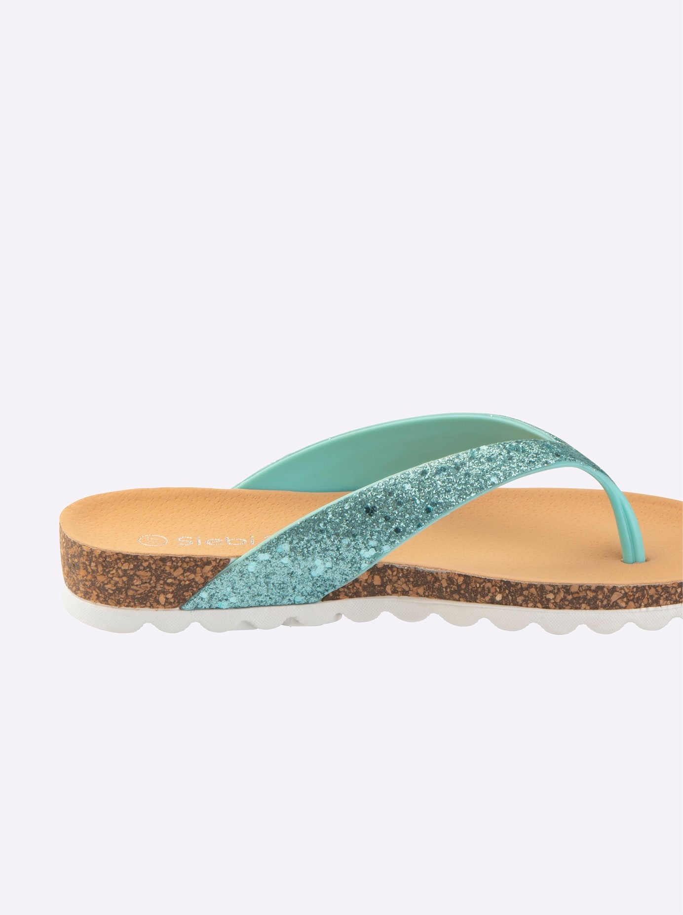 Zehentrenner, Dianette mit Glitzer