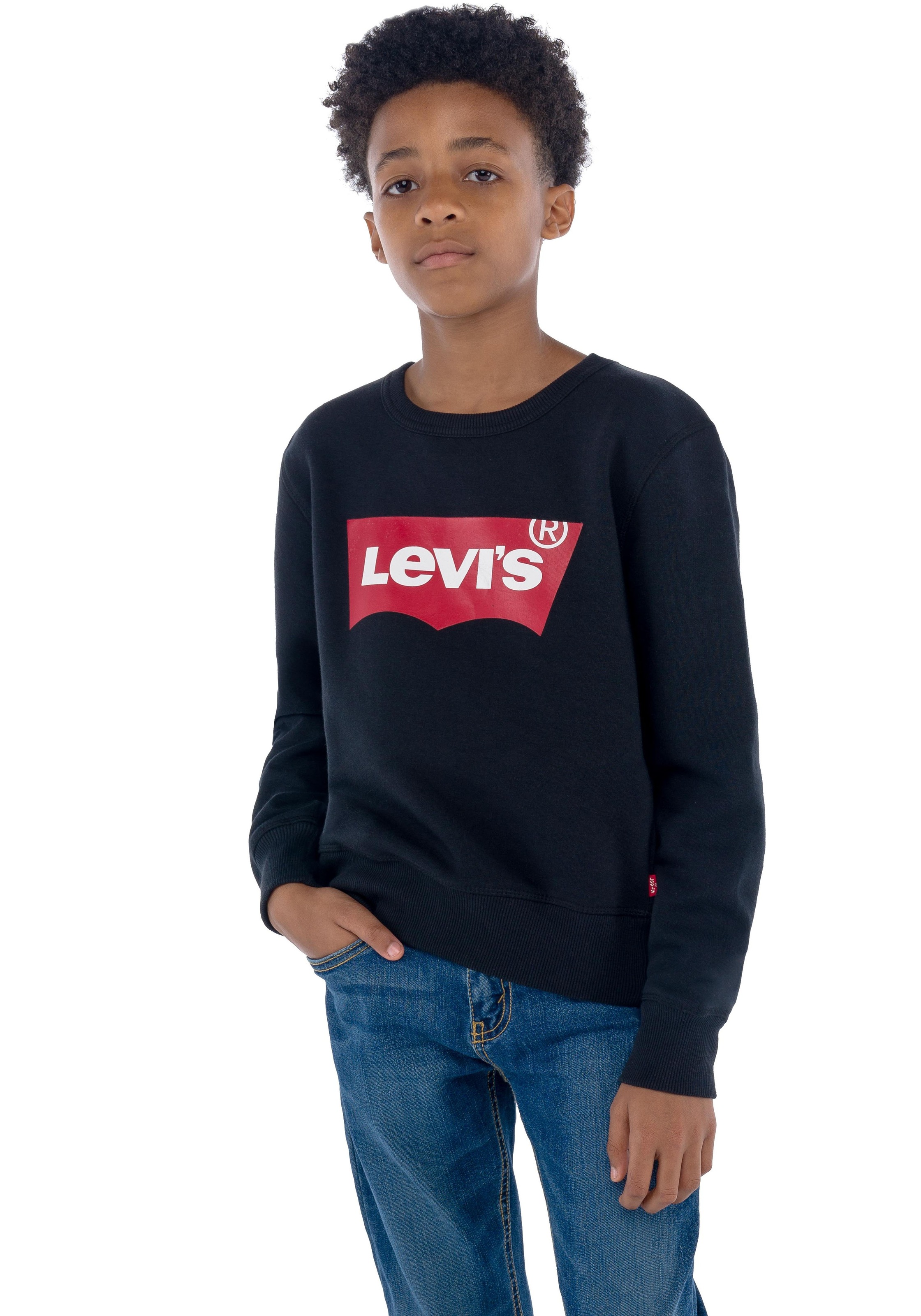 Levi's® Kids Sweatshirt »LVB LVB FRENCH TERRY BATWING«, mit großem Logo