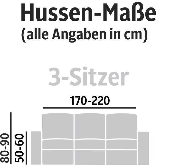 GAICO Sofahusse »Paula«, (1 St.), in fein gemusterter Struktur-Optik