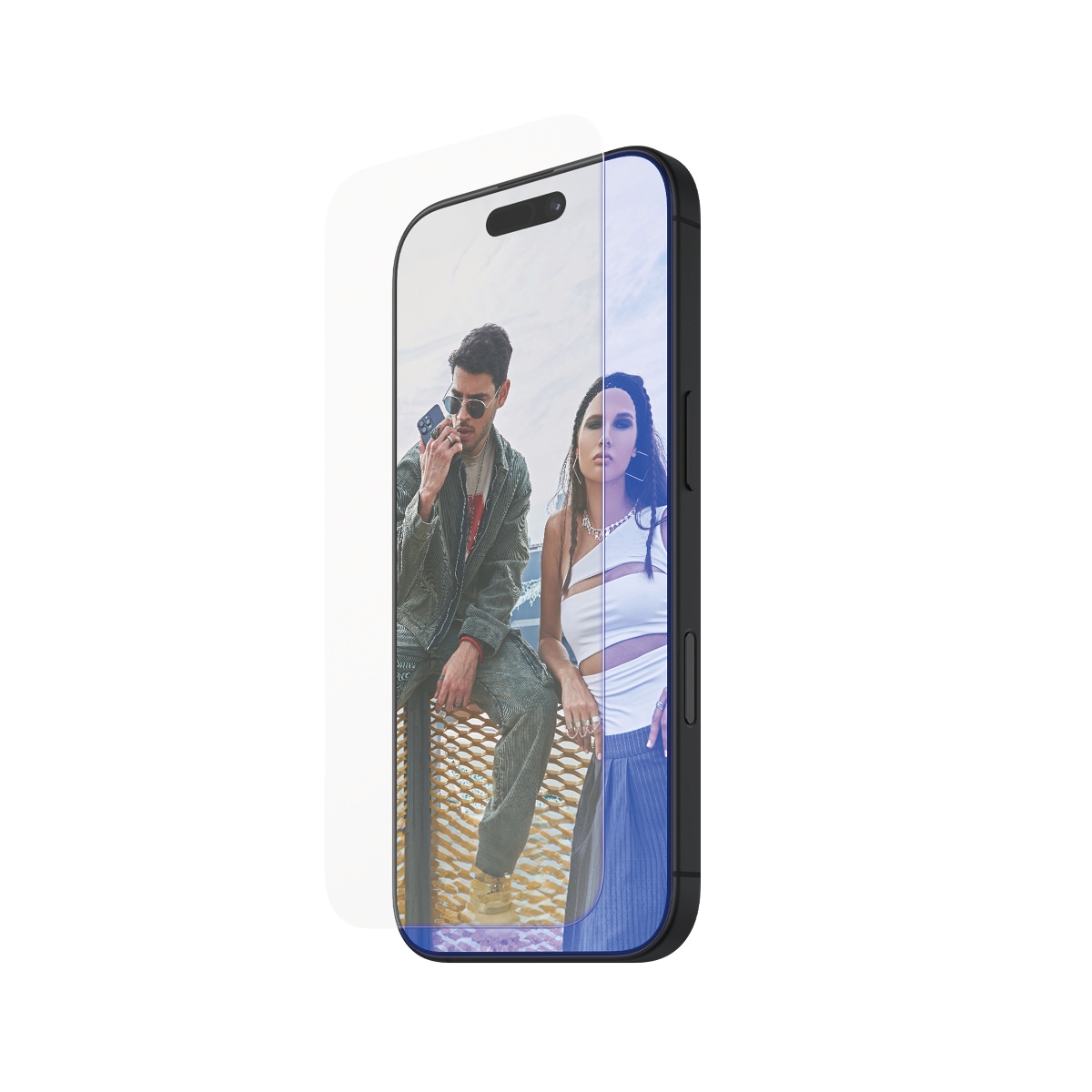 SAFE by PanzerGlass Displayschutzglas »Anti-Blue Light Screen Protection«, für Apple iPhone 16 Plus-Apple iPhone 15 Plus, (1 St.), Displayschutzfolie, Schutzfolie, Bildschirmschutz, kratz- & stoßfest