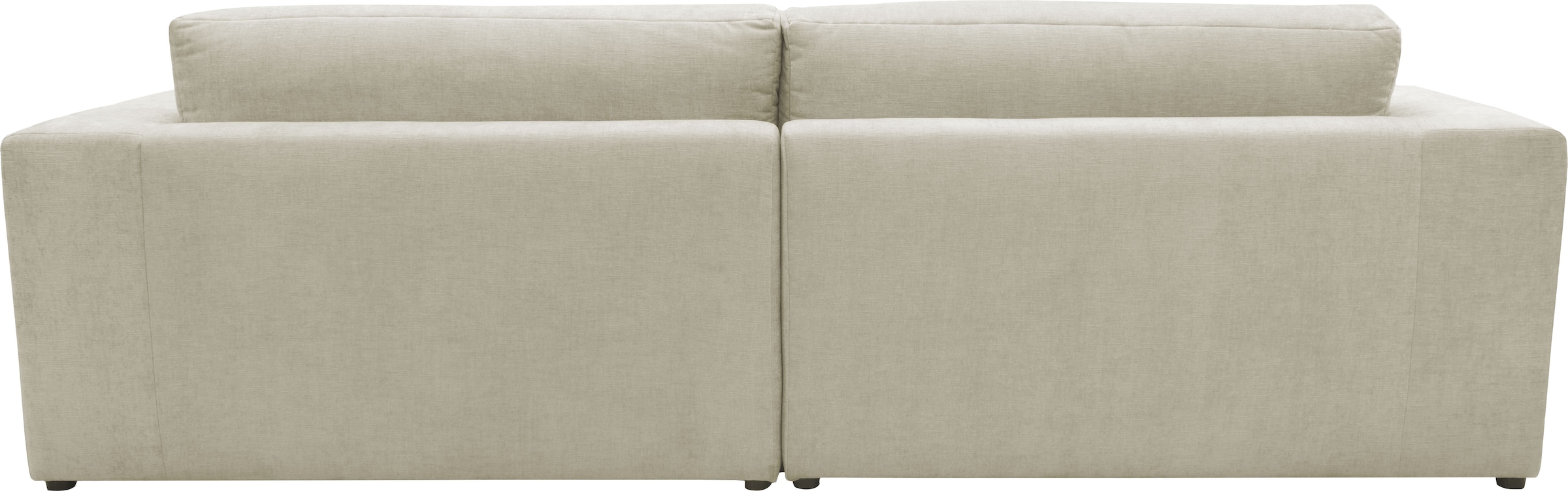 DOMO collection Big-Sofa »800025 Megasofa Breite 276cm, Taschenfederkern, fester Sitzkomfort«, pflegeleichter, edler Strukturstoff, Chenille-Optik aus 100% Polyester