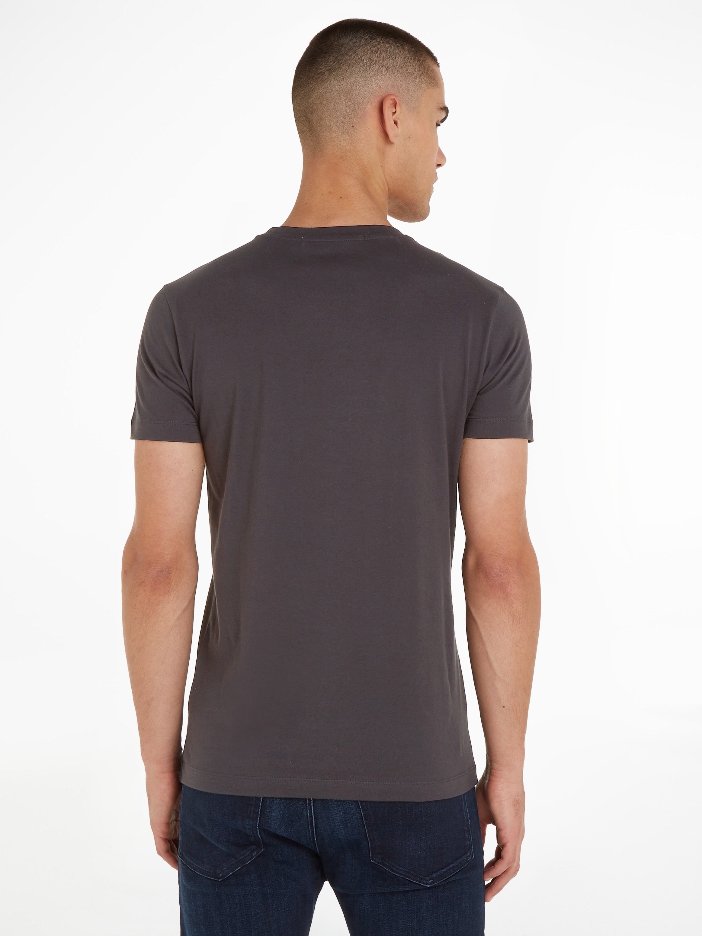 Calvin Klein Jeans T-Shirt »ICONIC MONOGRAM SLIM TEE«, mit großem CK-Print