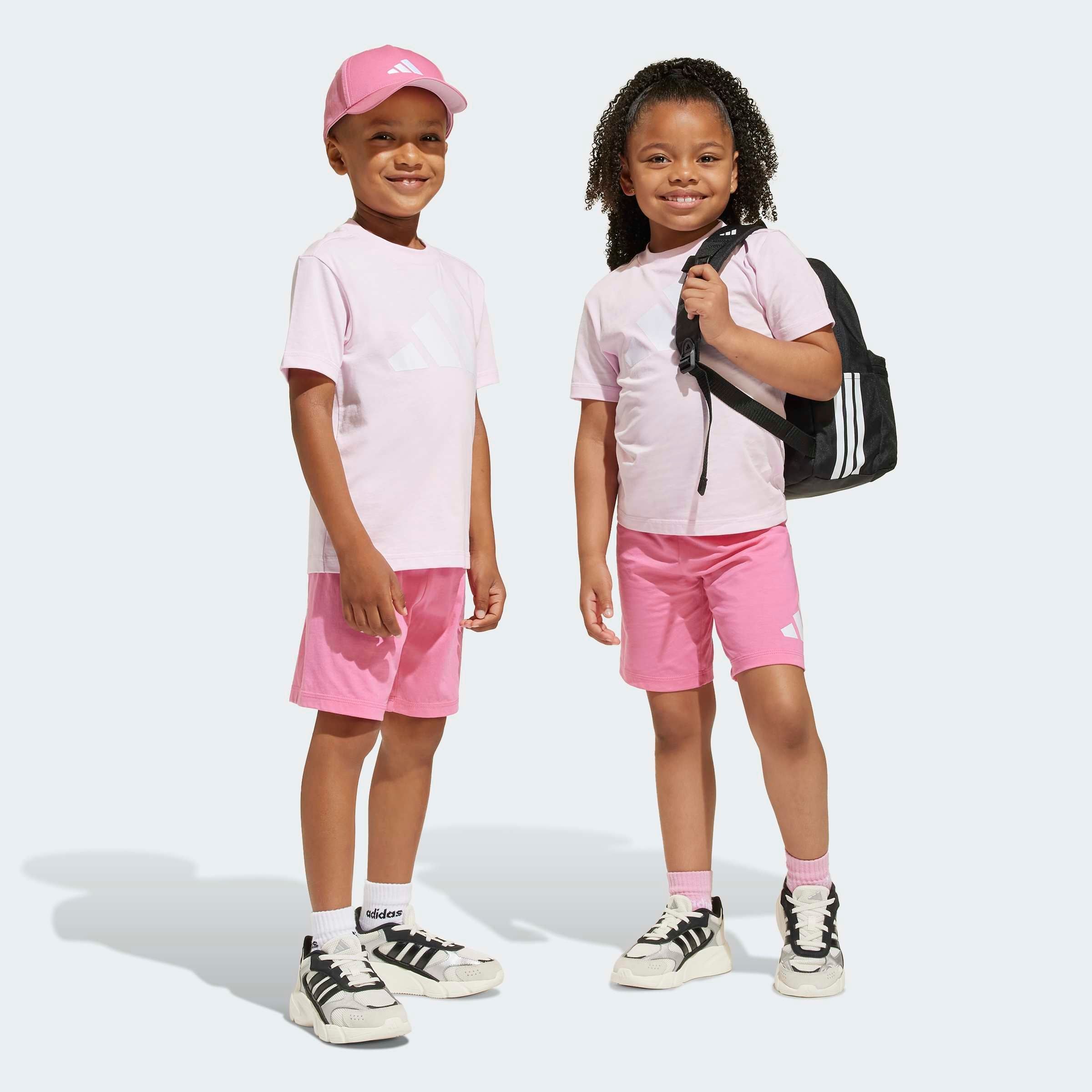 adidas Sportswear Trainingsanzug »LK BL T-SET 160« 2 Stk. für Kinder, zweiteilig, aus Baumwolle