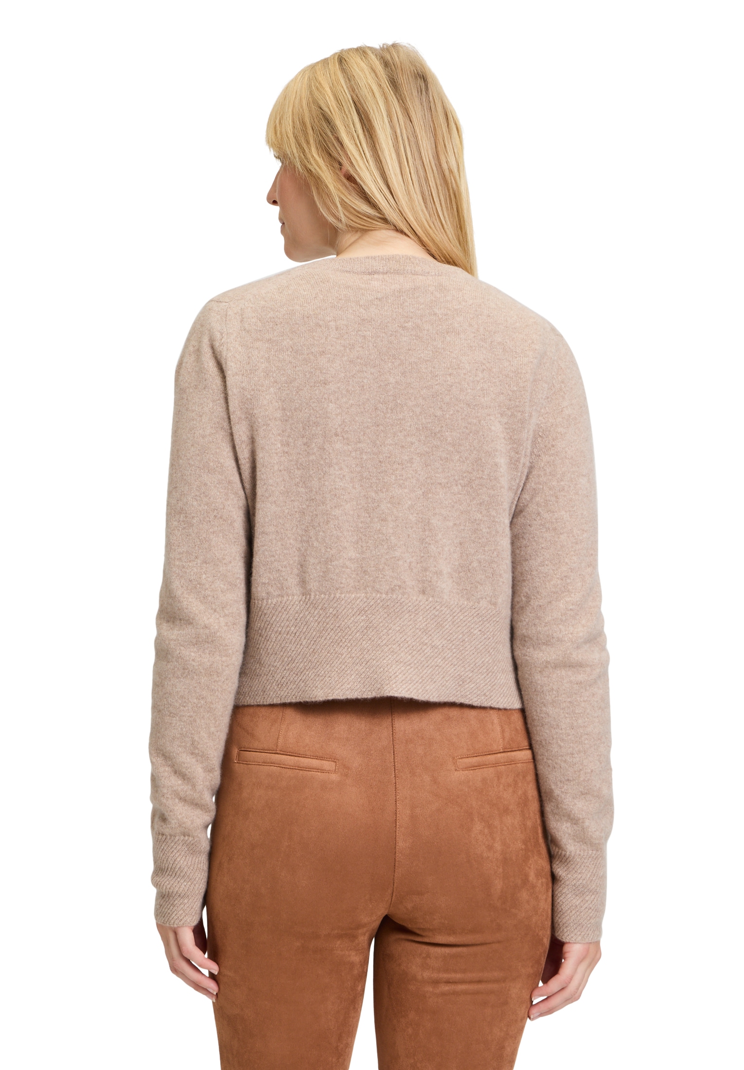 Betty Barclay Strickjacke »Kaschmir-Strickjacke mit Rippbündchen«