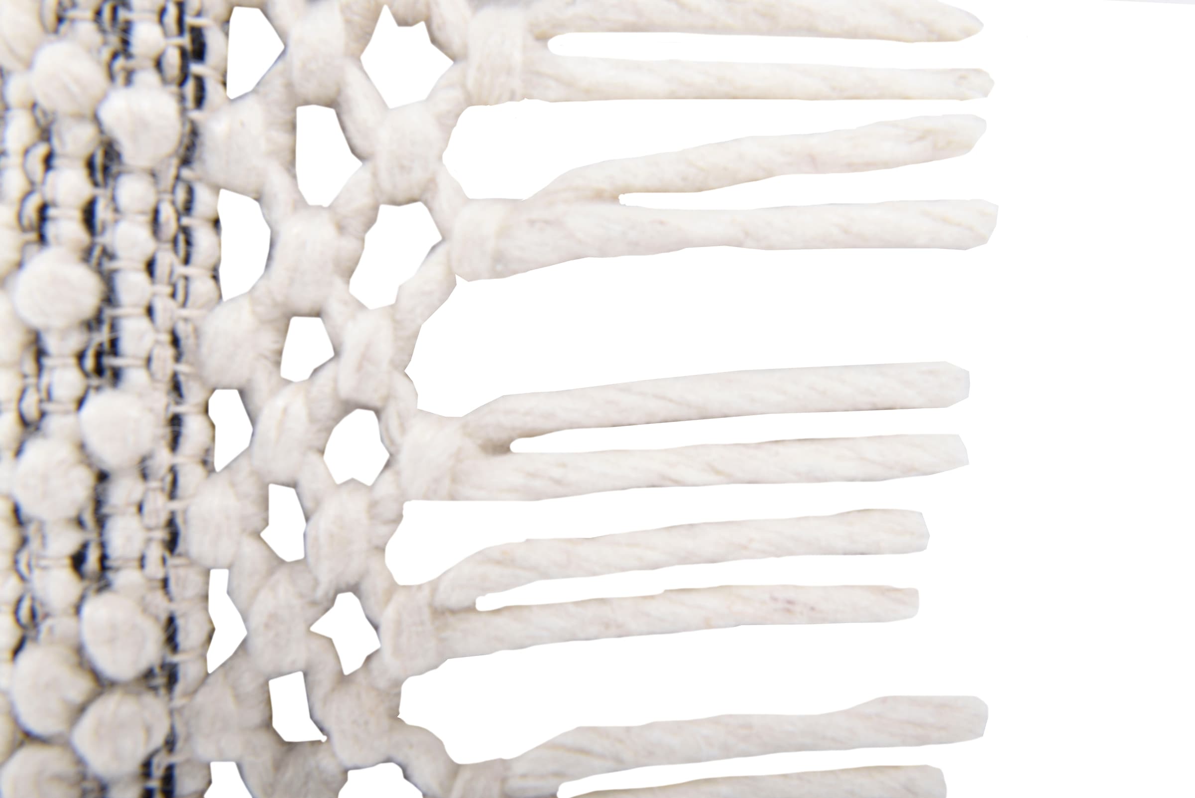 THEKO Wollteppich »Visby - 702« rechteckig 10 mm Höhe Handweb Teppich, reine Wolle, handgewebt, Rauten Design, mit Fransen