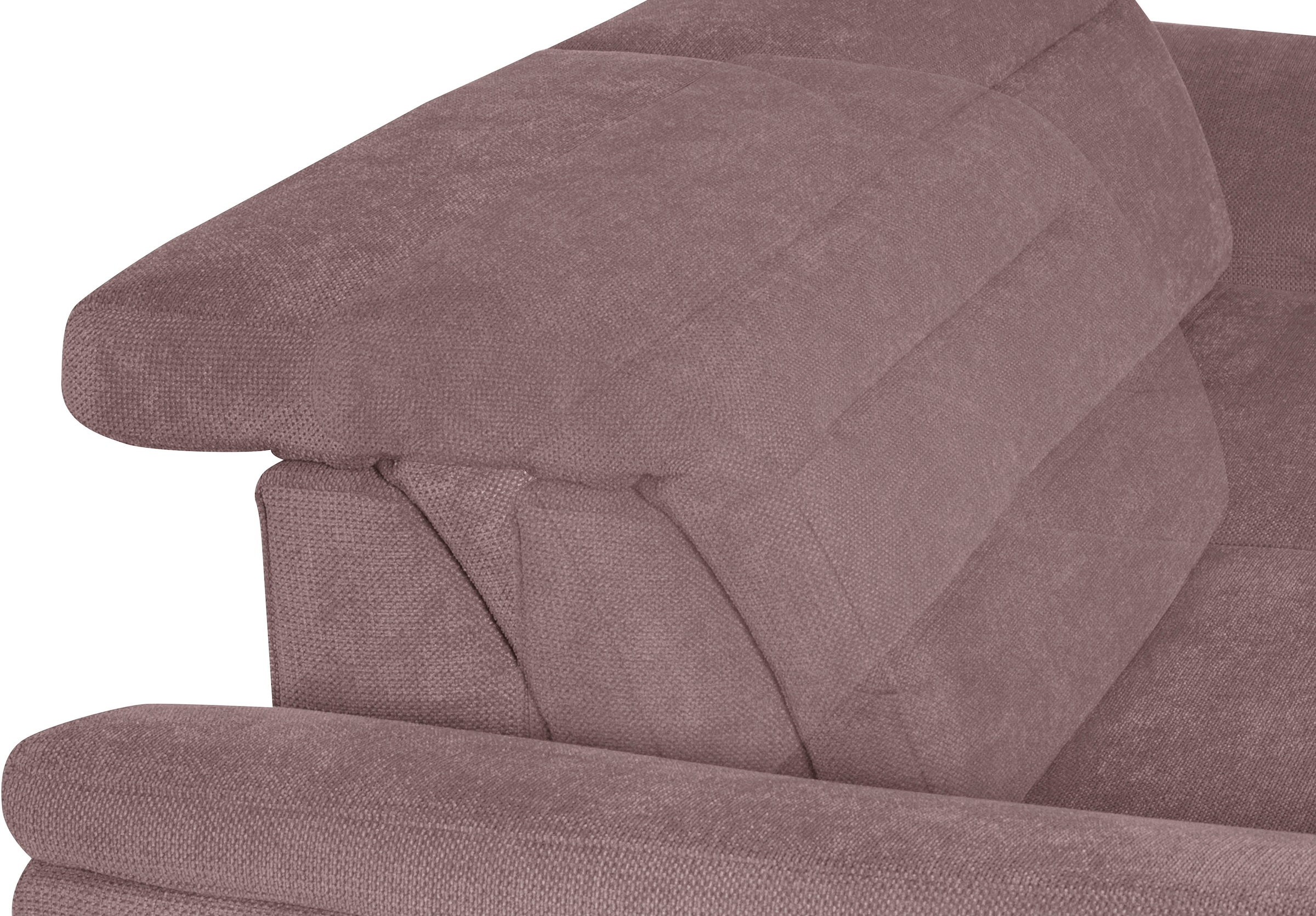 sit&more 2,5-Sitzer »Percy«, 15 cm Fußhöhe, Sitztiefenverstellung, wahlweise Kopfteilverstellung
