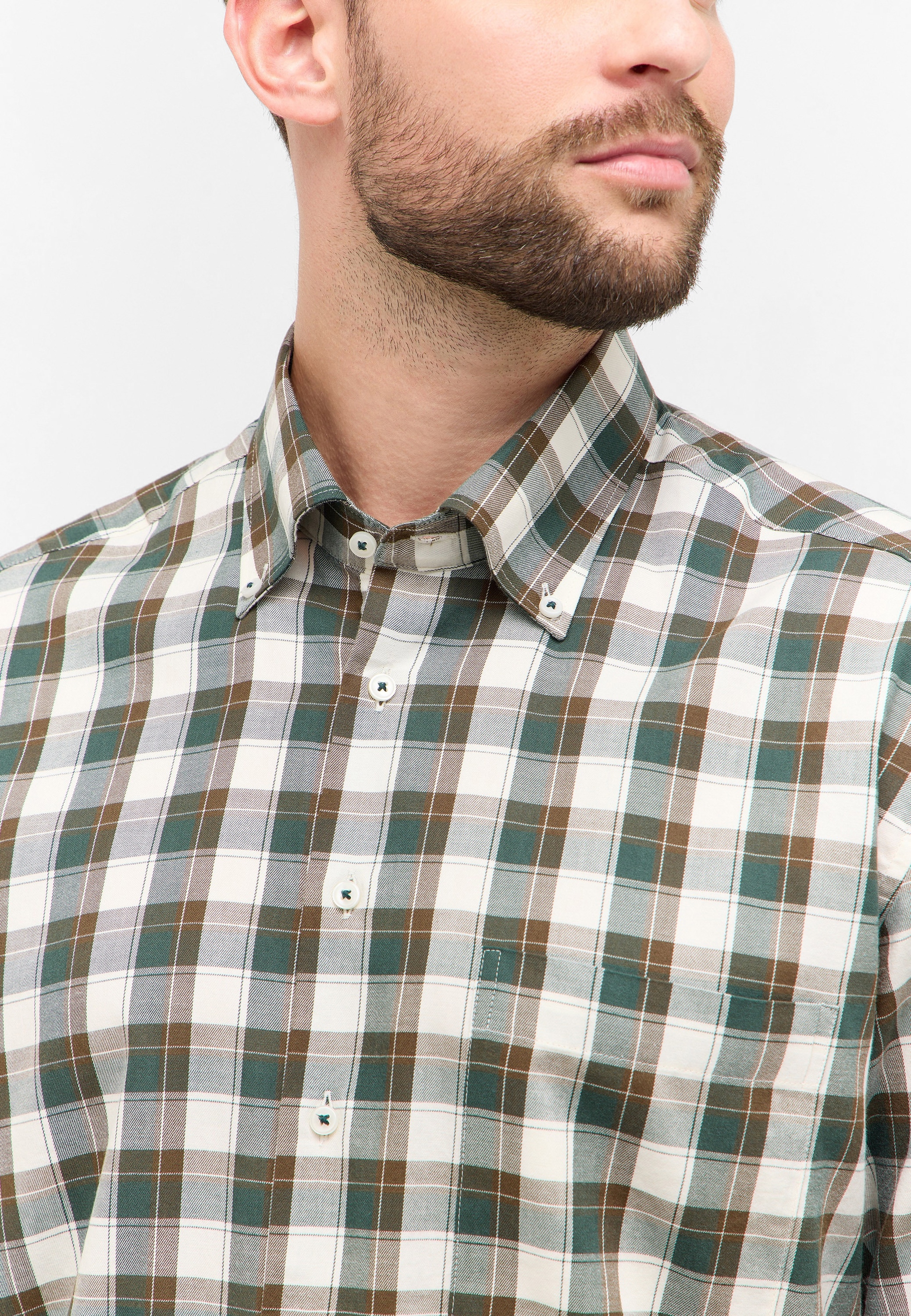 Eterna Langarmhemd »COMFORT FIT« EASY IRON (bügelleicht)