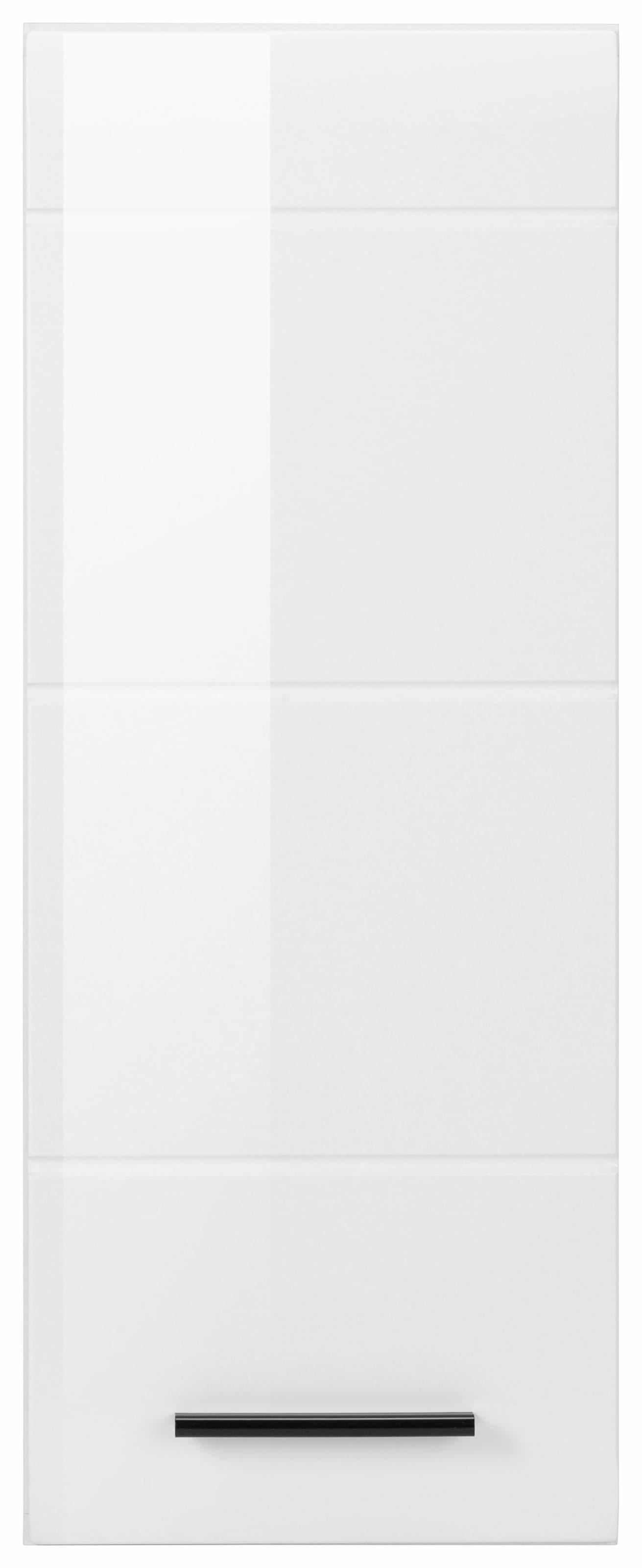 INOSIGN Hängeschrank »Sovana«, Badezimmerschrank mit 2 Fächern in Weiß - Maße (B/T/H) 30/24/77 cm
