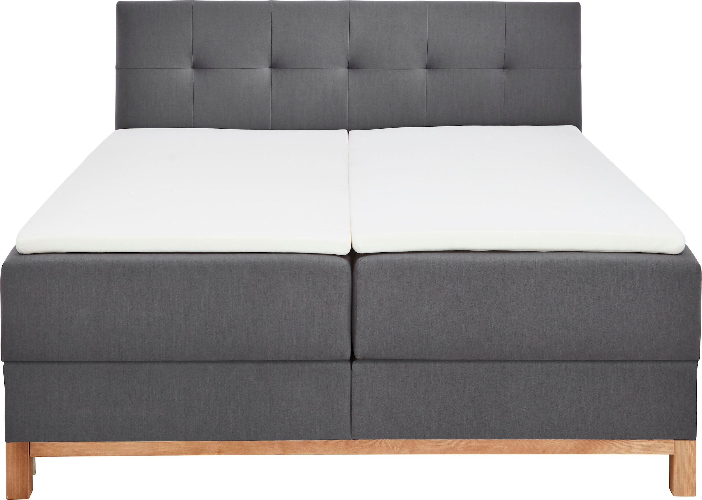 meise.möbel Boxspringbett »Catania«, mit Bettkasten und Topper