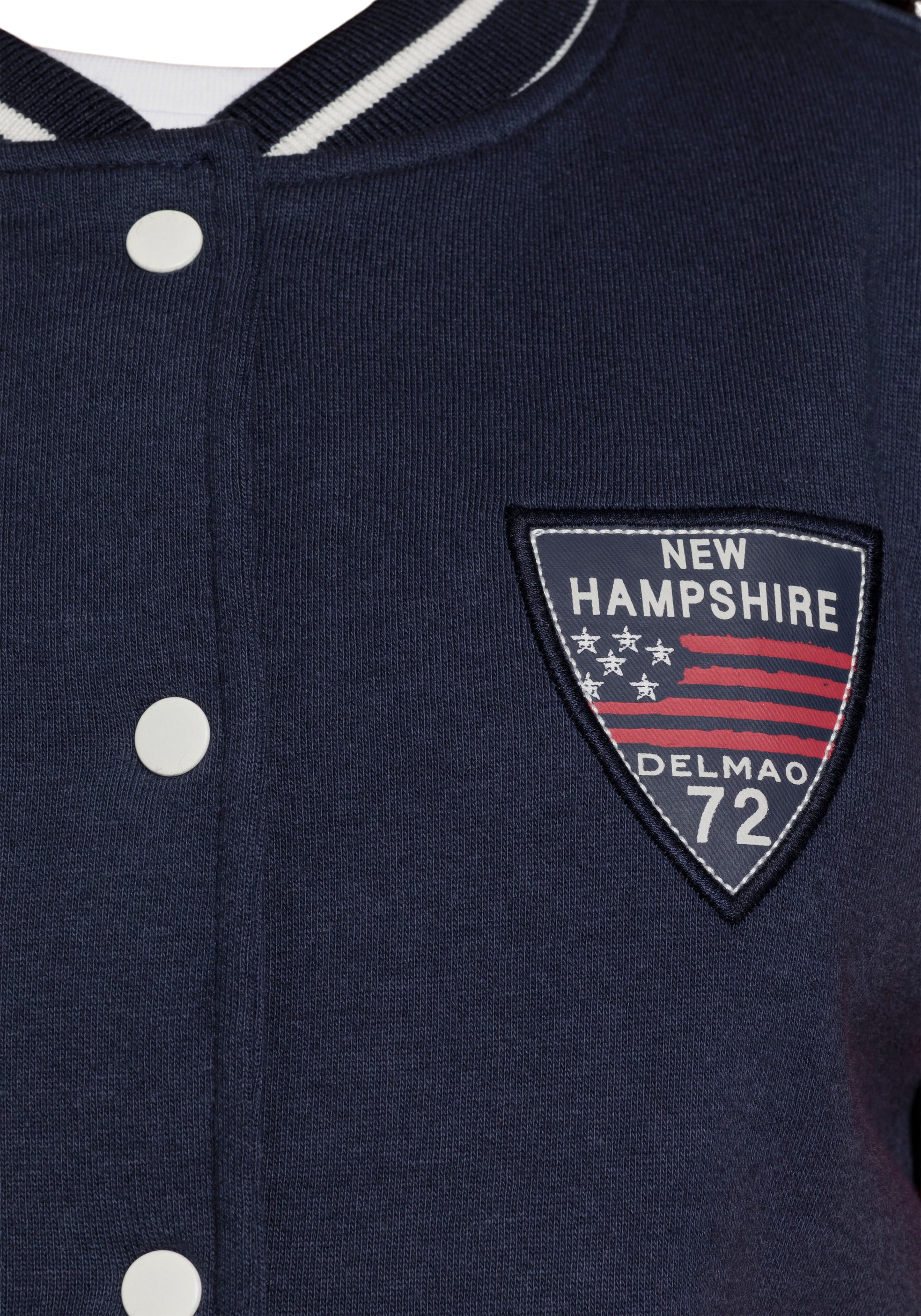 DELMAO Sweatjacke »für Mädchen« , im College-Style