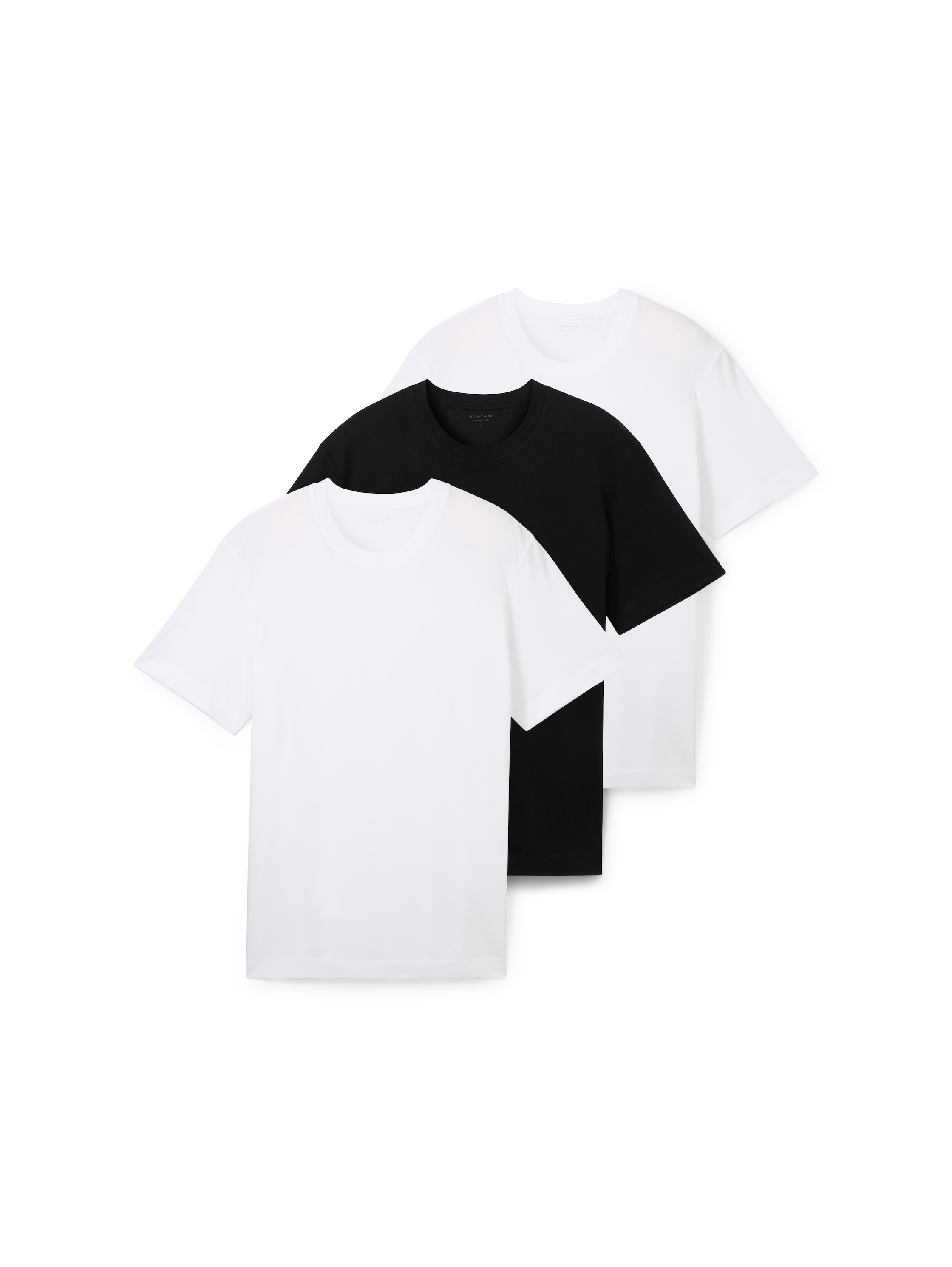 TOM TAILOR T-Shirt, im Dreierpack