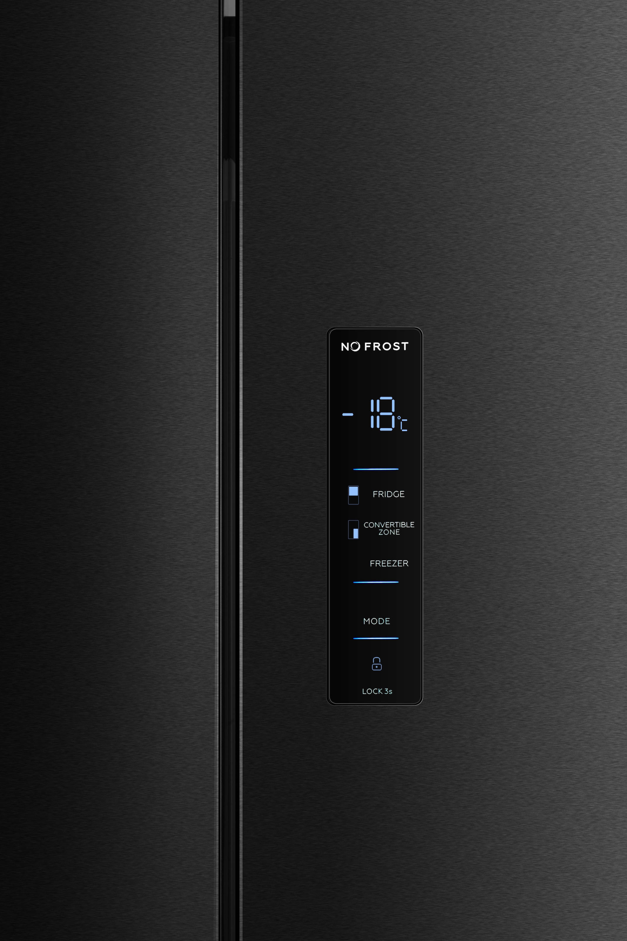 Hanseatic Multi Door »HCDA19090CBI« 190,5 cm hoch 91 cm breit NoFrost, Multizone, Display, Türalarm