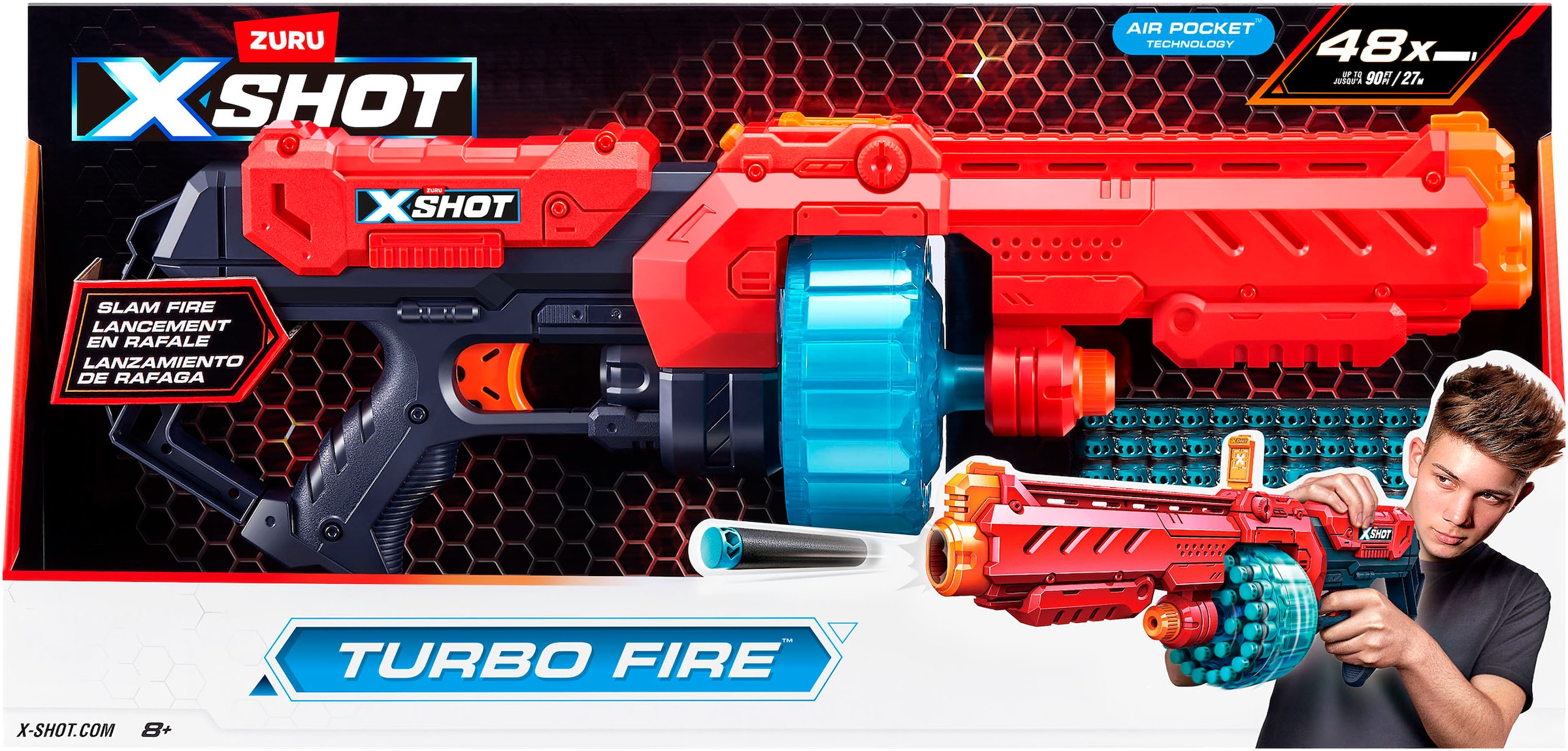 XSHOT Blaster »XSHOT, Excel Turbo Fire Blaster mit Darts«