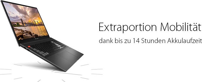 Asus Notebook Garantie XXL cm, Ryzen Pro »Vivobook GB 7, RTX M7600QE-L2007W«, AMD, 3050 GeForce 3 | ➥ 16X 16 40,6 / 1000 OLED Jahre Ti, UNIVERSAL Zoll, SSD, OLED-Display
