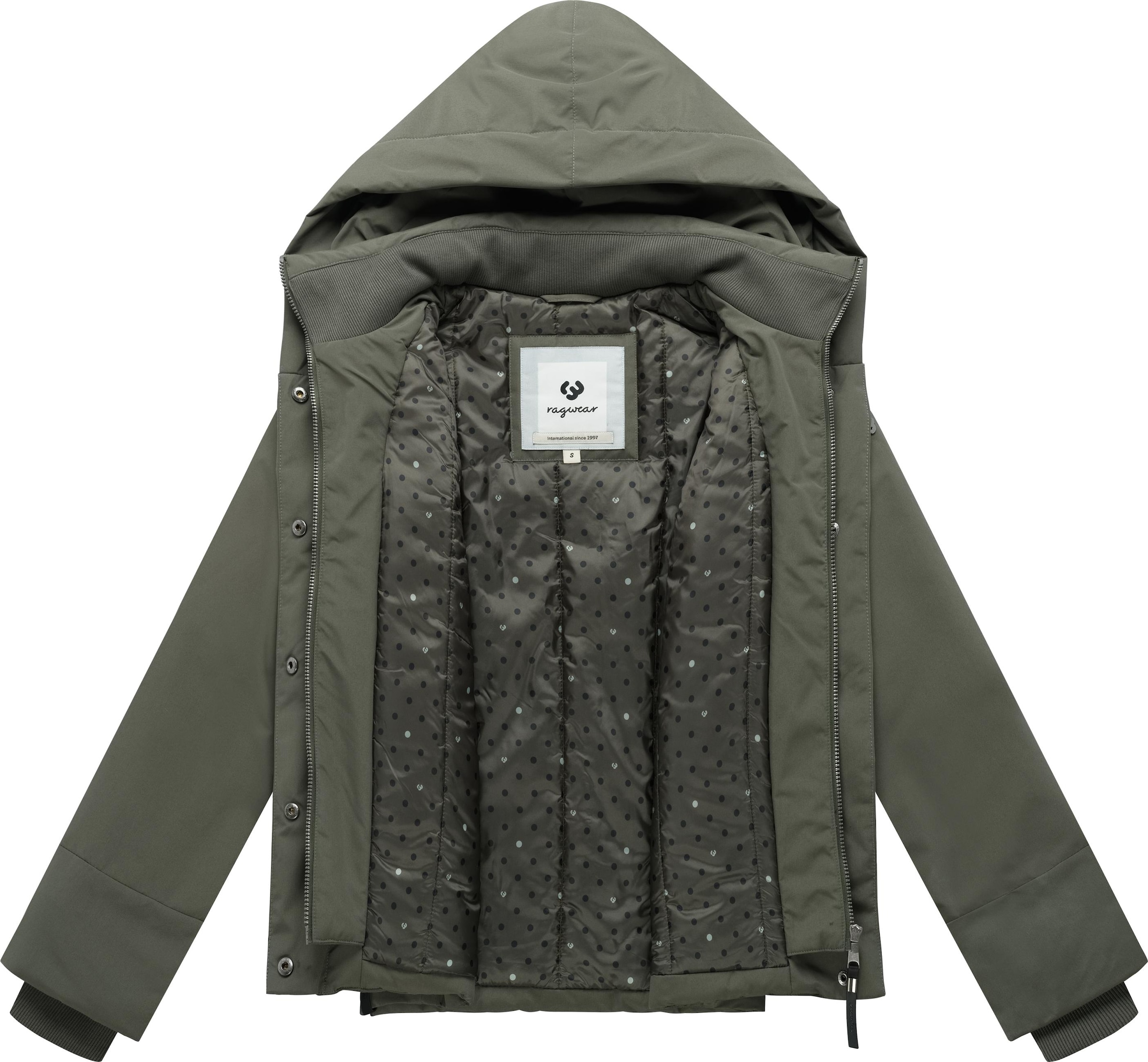 Ragwear Winterjacke »Winterjacke Nattana Y« mit Kapuze Winter Damen Jacke mit verdeckter Frontleiste