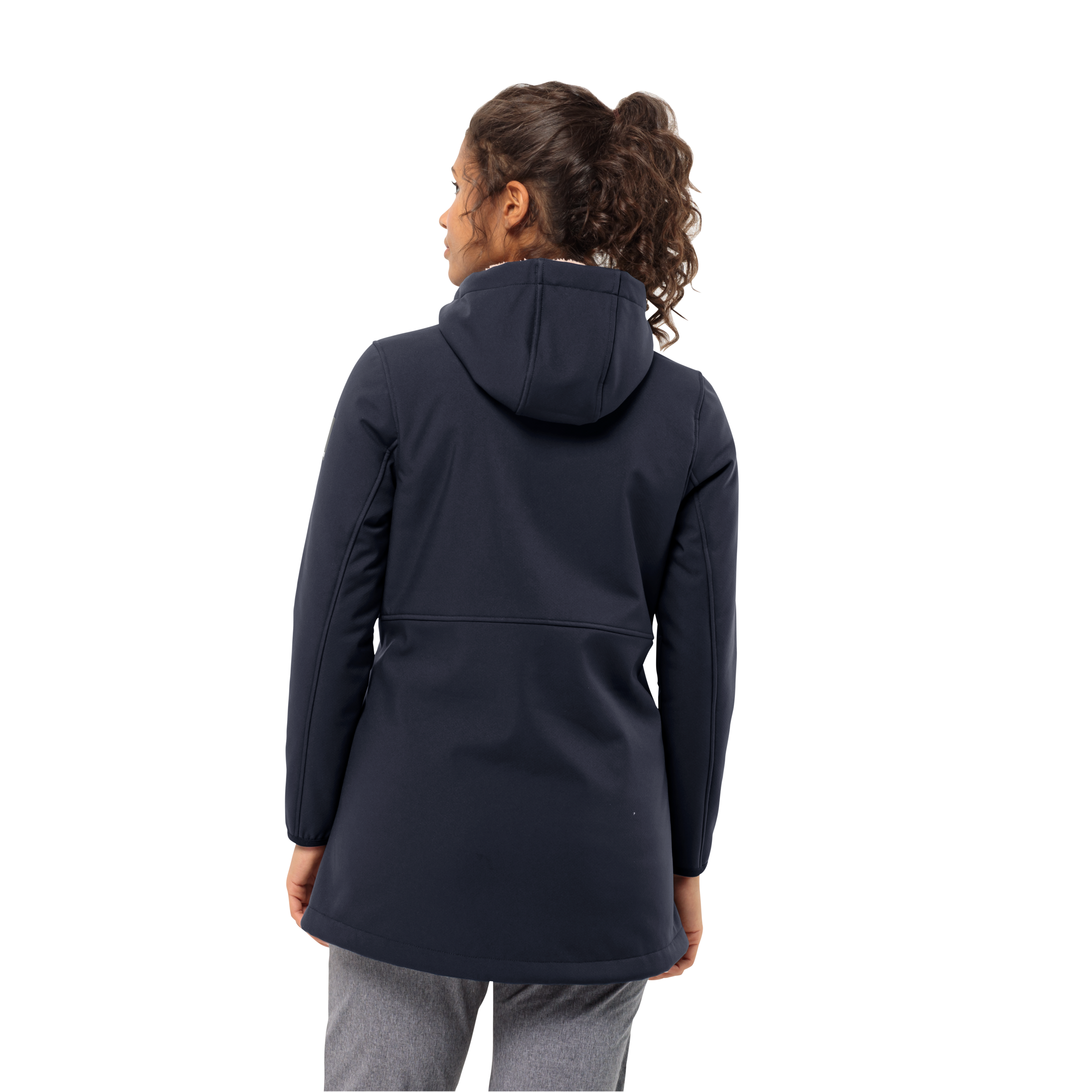 Jack Wolfskin Softshellmantel »WINDLAND COAT W«, mit Kapuze