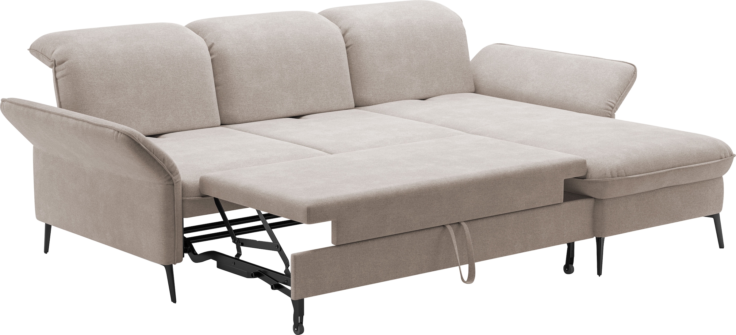sit&more Ecksofa »Emely«, mit Sitztiefenverstellung optional mit Bettfunktion und Bettkasten