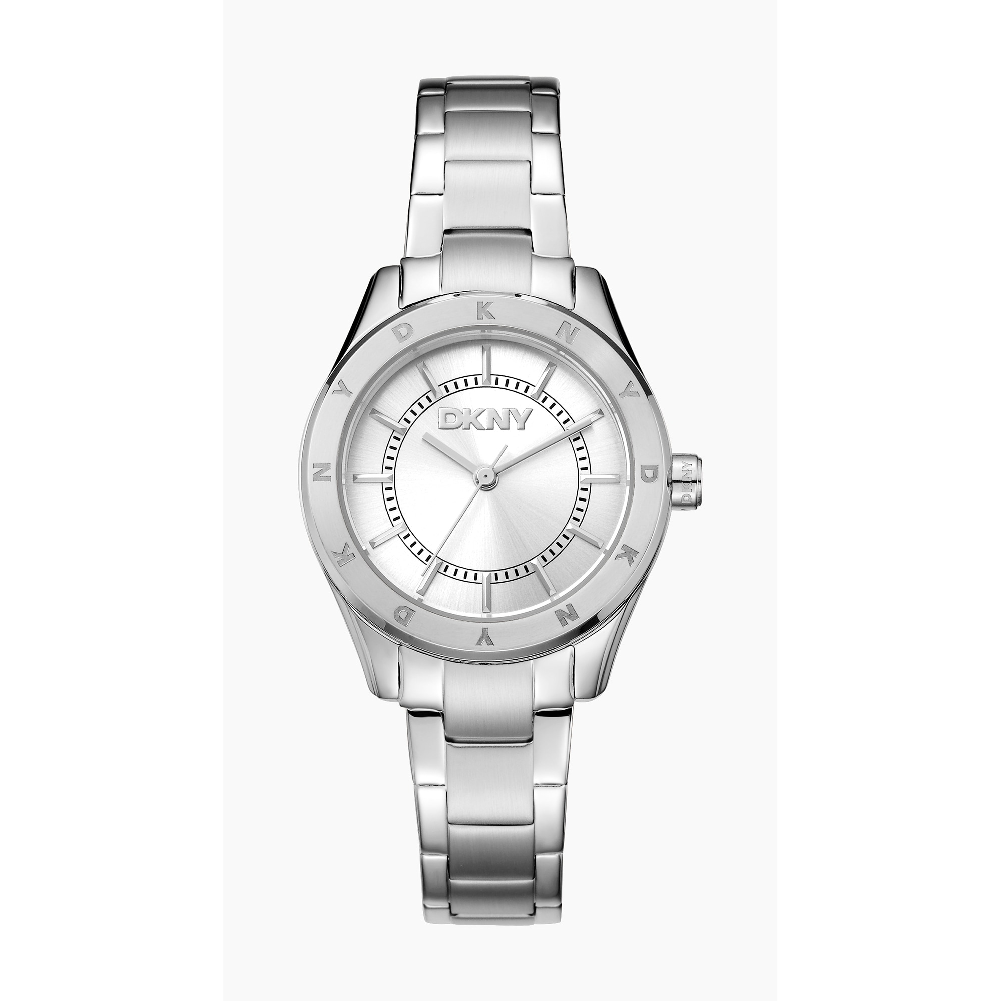 DKNY Quarzuhr »Chambers Sport« Armbanduhr, Damenuhr, Edelstahlarmband, analog