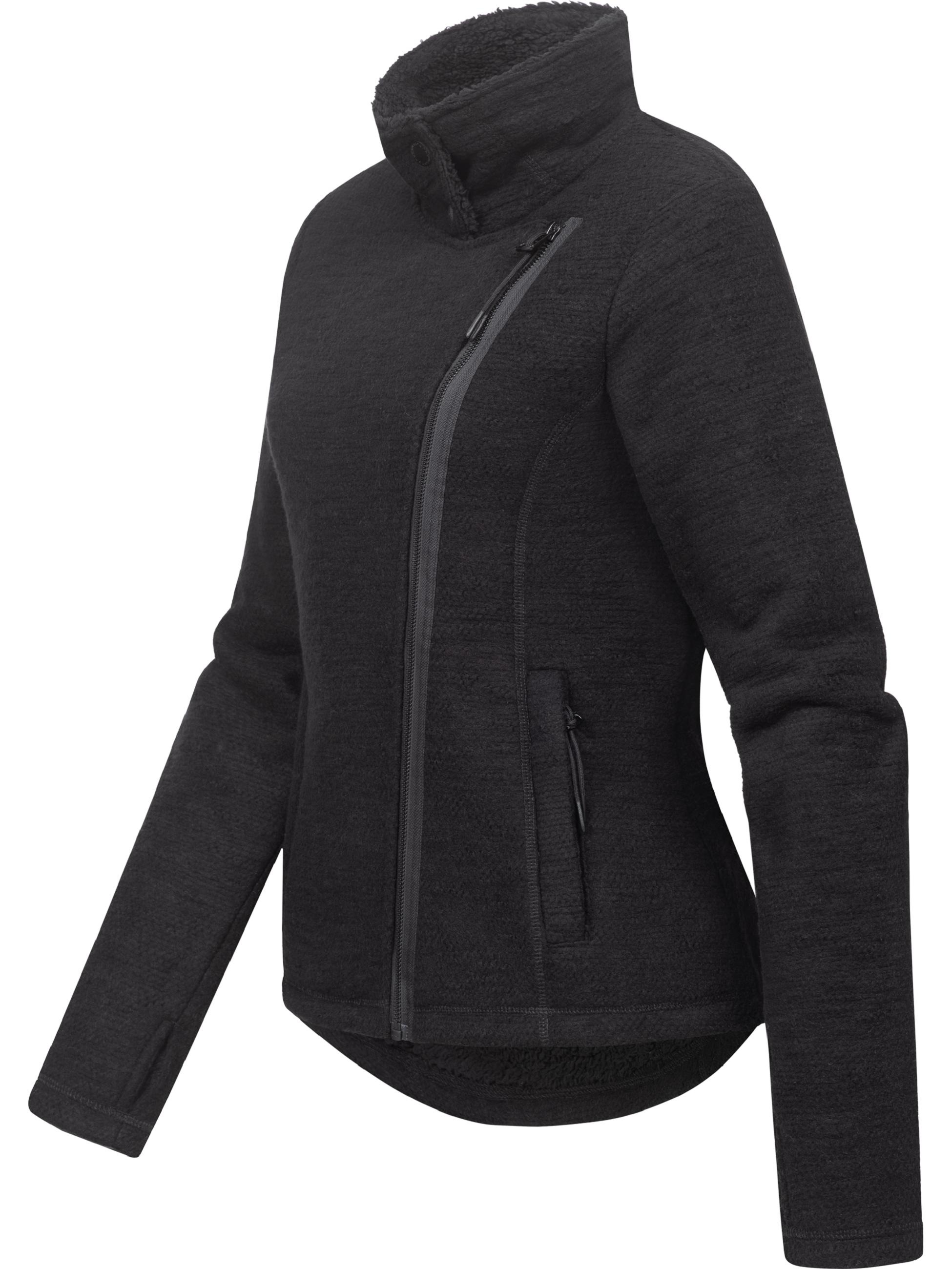 Ragwear Strickfleecejacke »Strickfleecejacke Saskie Melange«