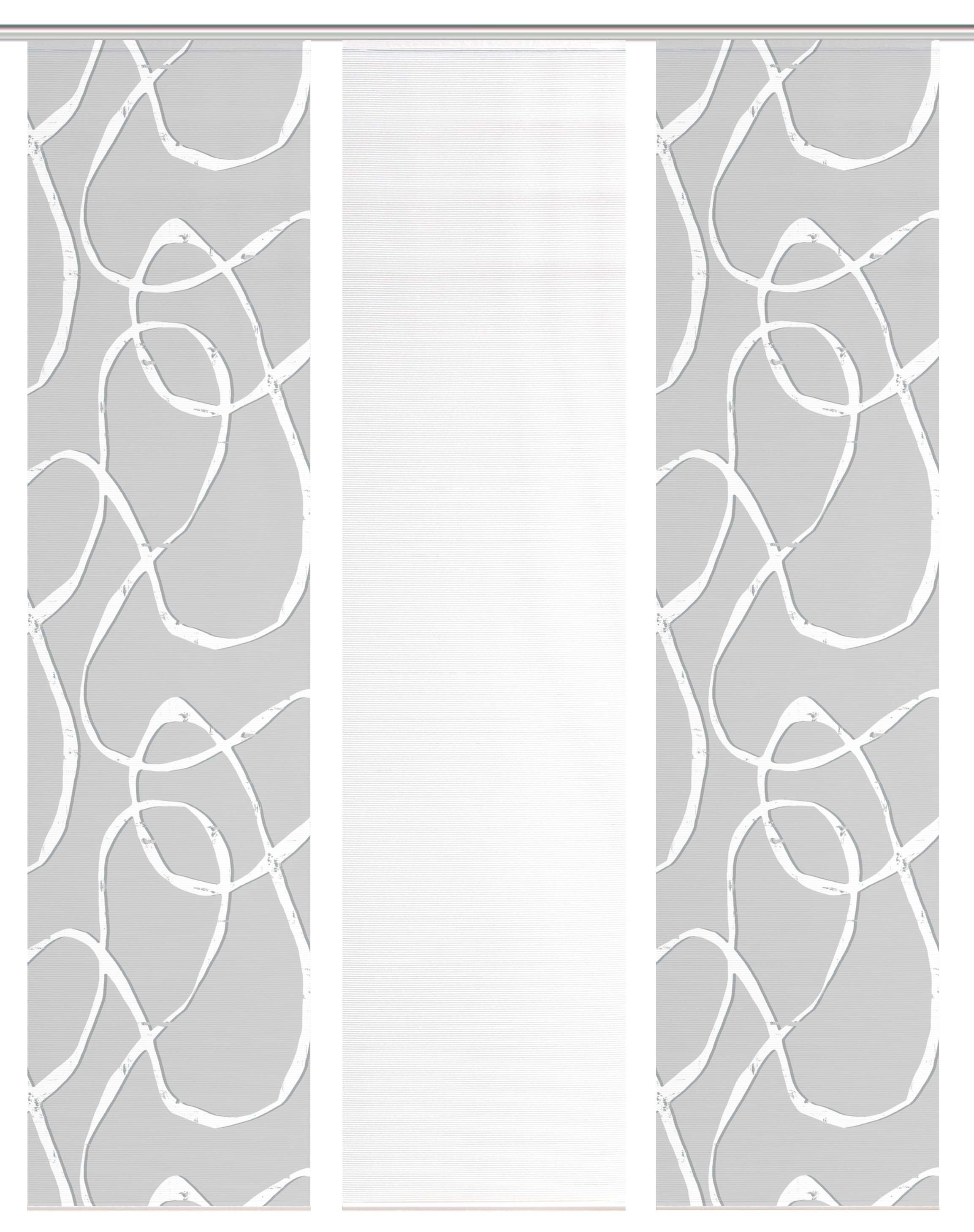 Vision S Schiebegardine »OPHELIA« Paneelwagen 3 Stk. tlg. Schiebevorhang,Bambusoptik,Digitaldruck,SET