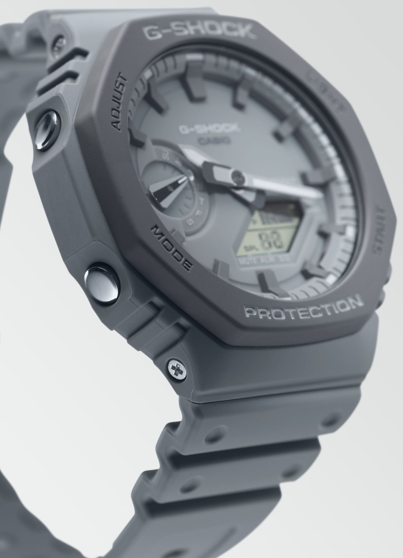 CASIO G-SHOCK Chronograph, Quarzuhr, Armbanduhr,Herrenuhr,digital, bis 20bar wasserd.Resinarmband