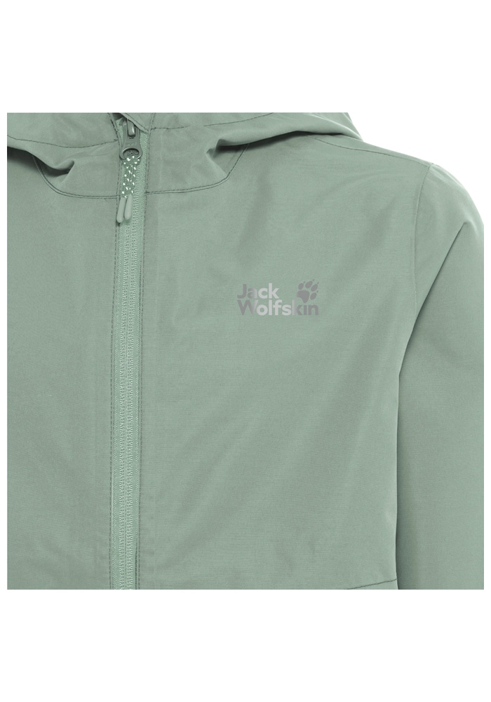 Jack Wolfskin Outdoorjacke »MALIMA JACKET G« mit Kapuze für Kinder, mit TEXAPORE CORE, wasserdicht, winddicht, atmungsaktiv
