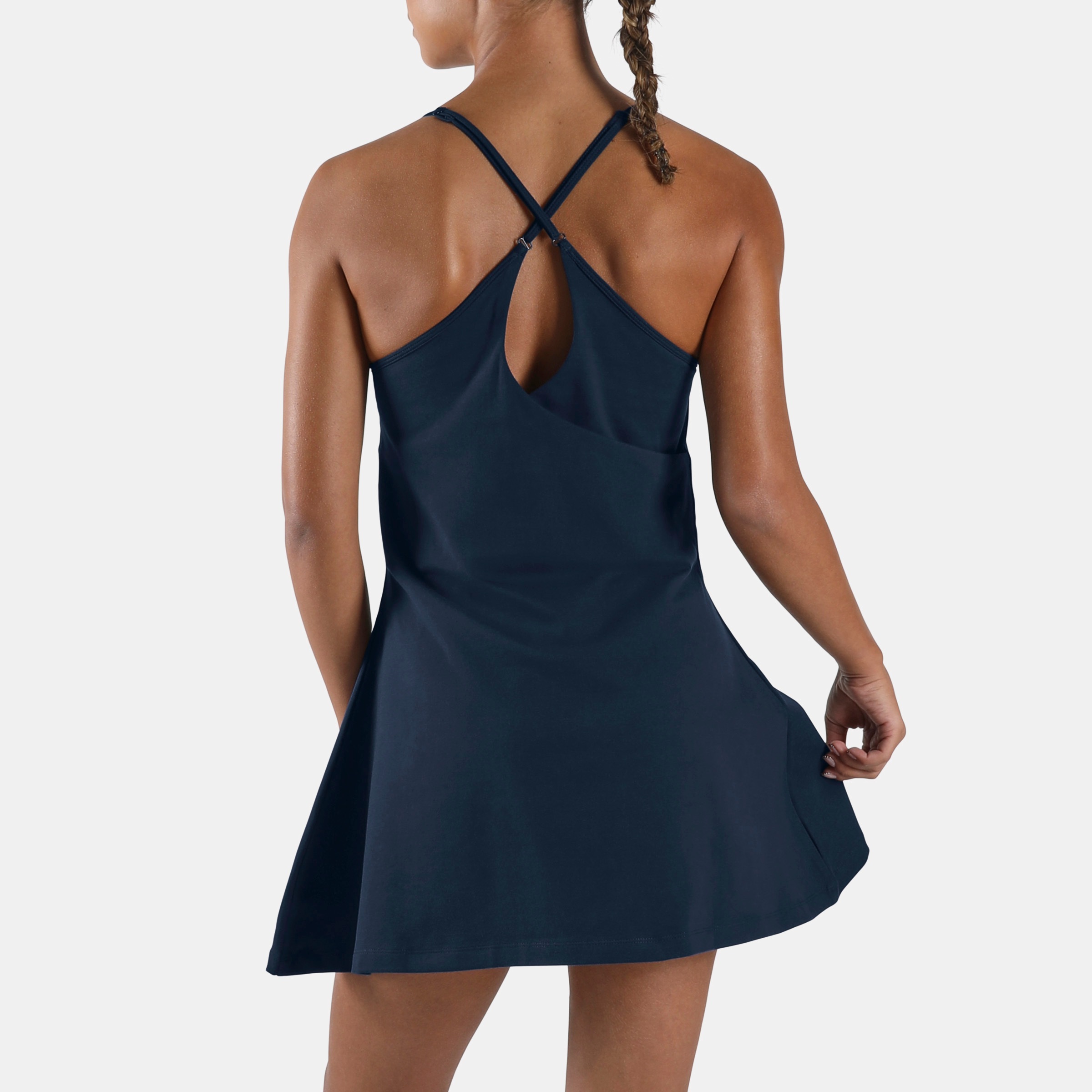 Reebok Sommerkleid »ID STRAPPY DRESS« aus Baumwolle und Elasthan, in mehreren Größen von XS bis XXL