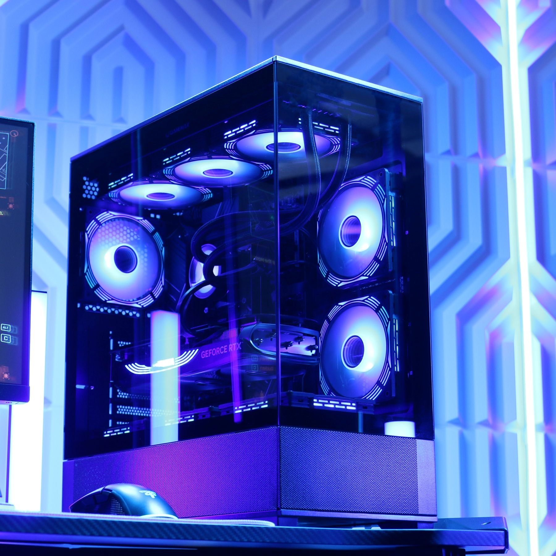 GAMEMAX Gaming-PC »Vista AB 8023 AMD Ryzen 5 7500F 16GB DDR5 1TB SSD RTX 5070« Windows 11, DDR5 RAM, Wasserkühlung