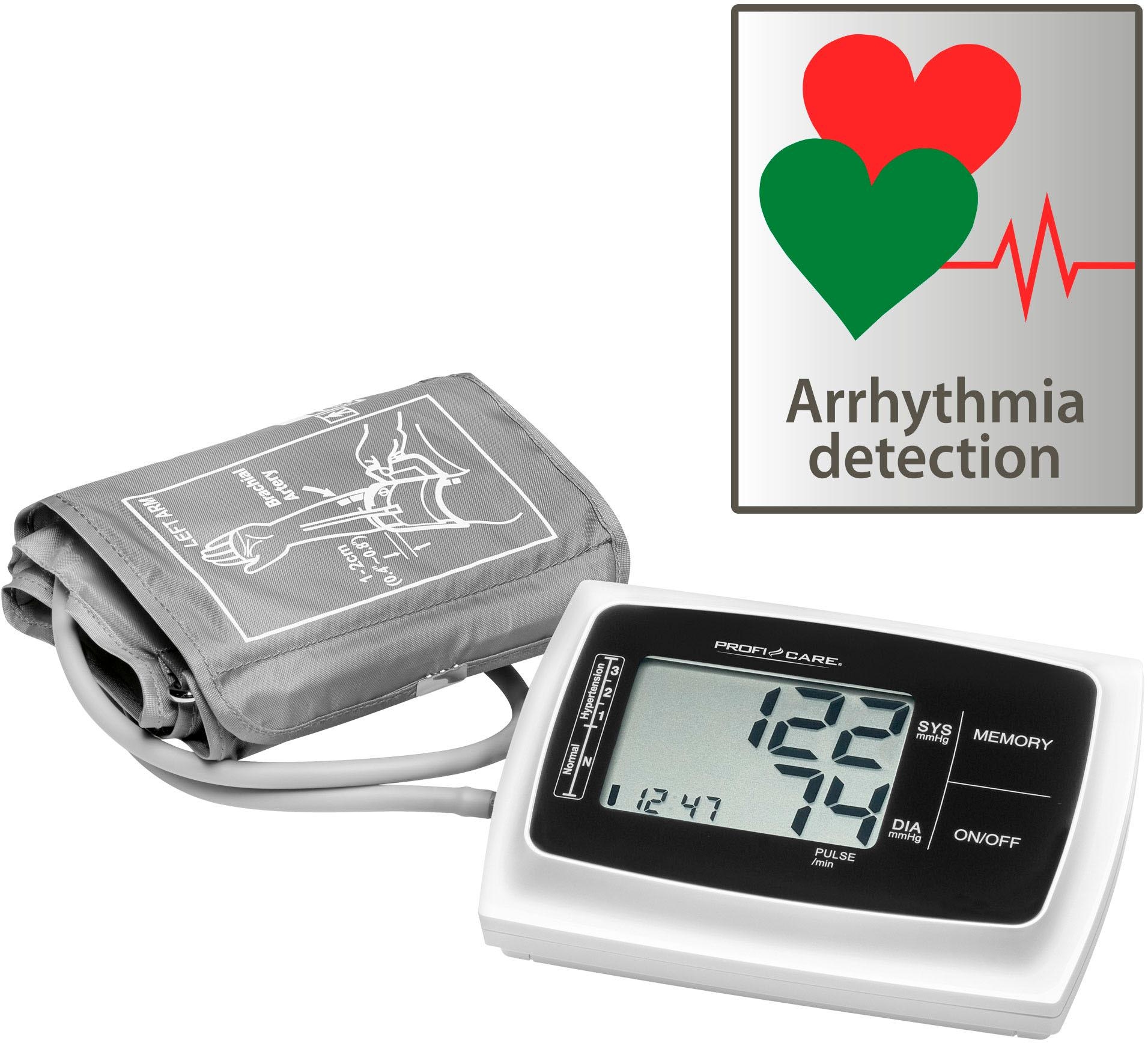 ProfiCare Oberarm-Blutdruckmessgerät »PC-BMG 3019«, Blutdruckmessgerät Oberarm
