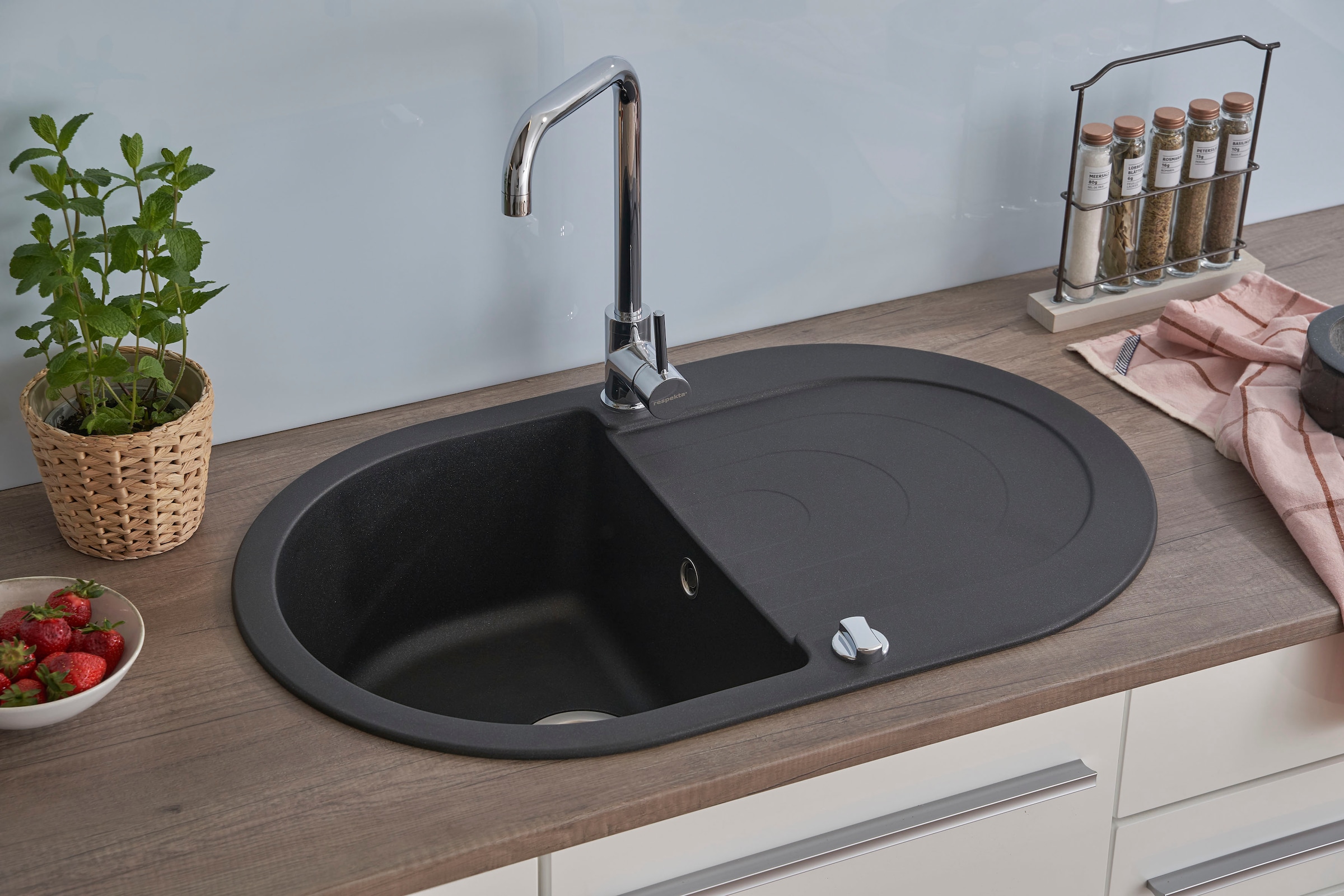 RESPEKTA Einbauspüle »PHOENIX79X50G«