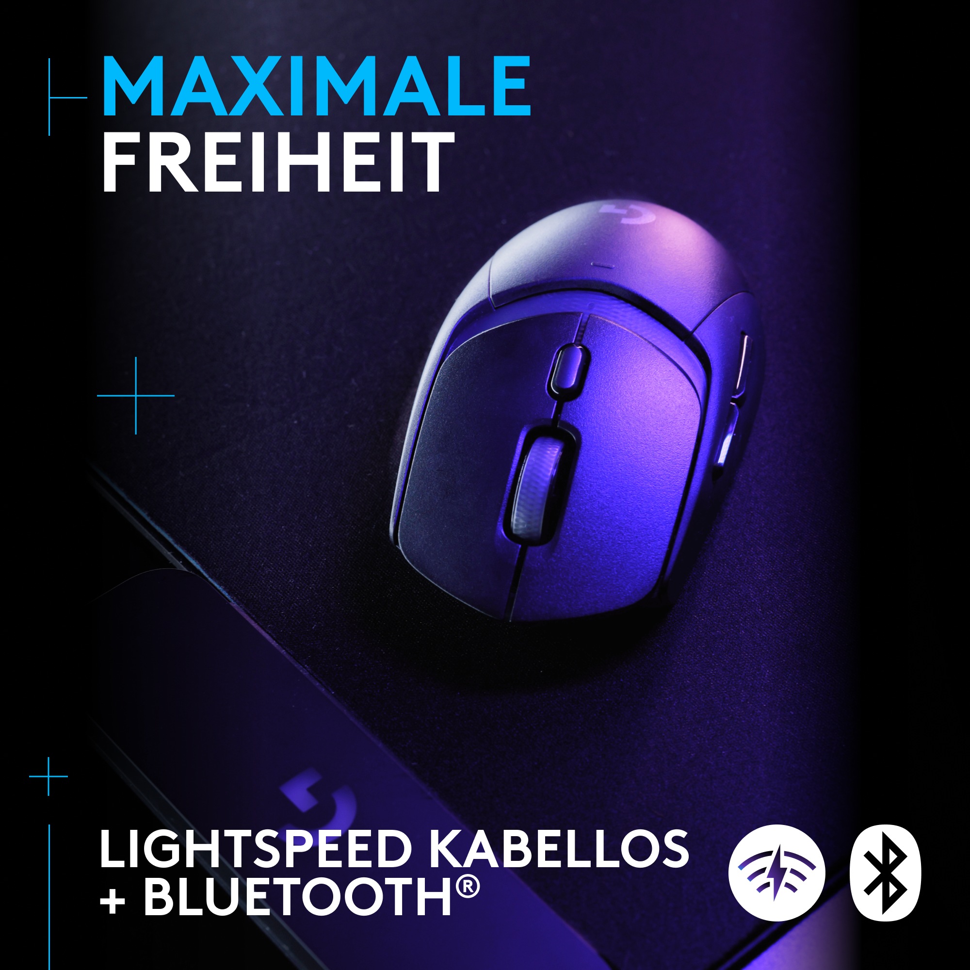 Logitech Gaming-Maus »G309 LIGHTSPEED - BLACK -EER2«, Bluetooth
