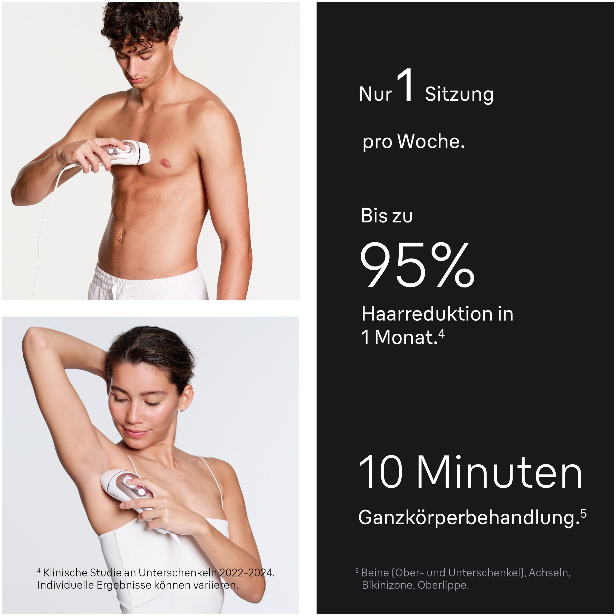 Braun IPL-Haarentferner »Smart Skin i·expert PL7147« 2 Aufsätze für Gesicht & Körper, Venus Rasierer & Aufbewahrungstasche