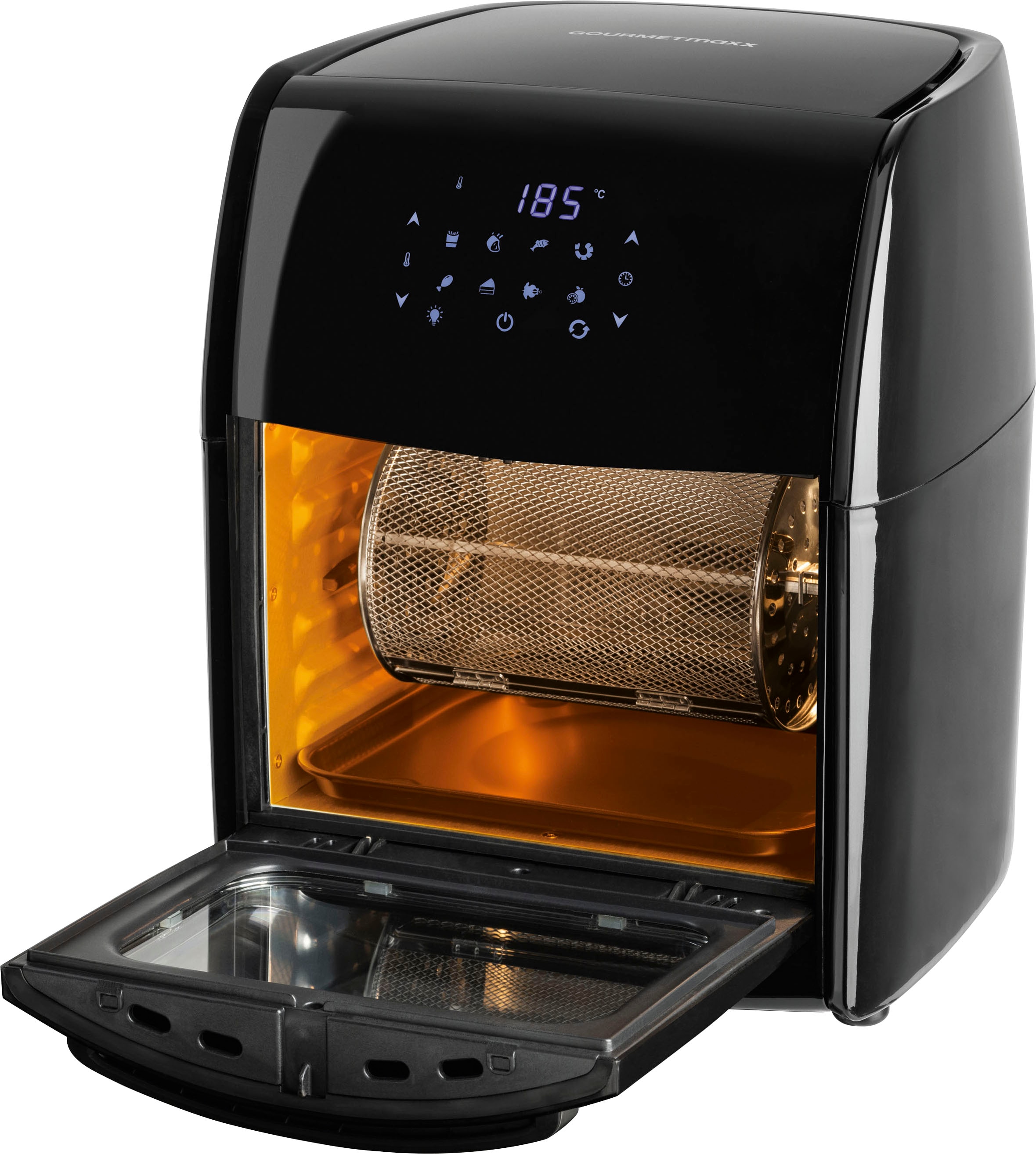 GOURMETmaxx Fritteuse »Heißluft-Ofen 11216 Digital 12l«, 1800 W