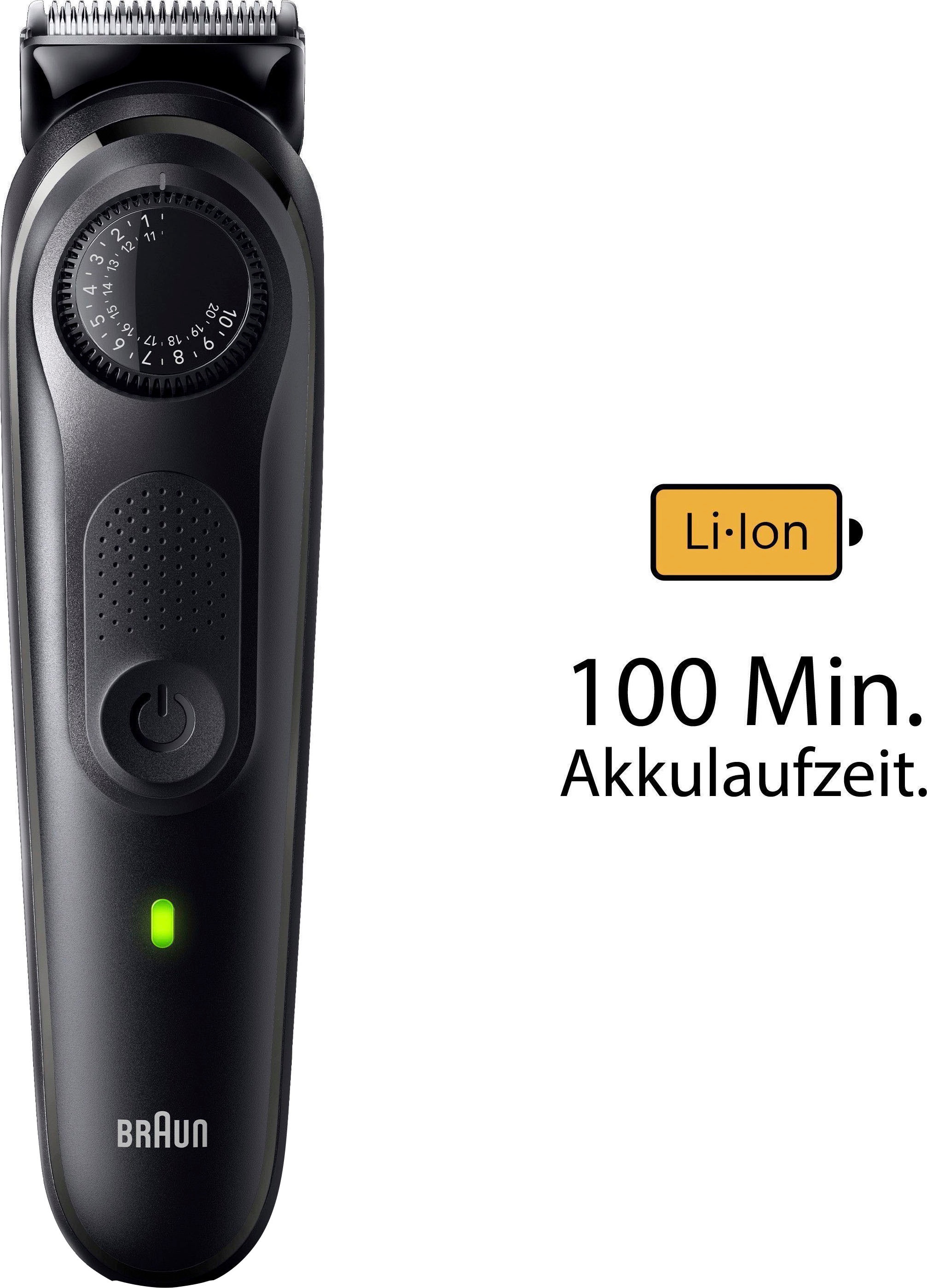 Braun Haarschneider »Barttrimmer BT5430«, 40 Einstellungen, Wasserdicht