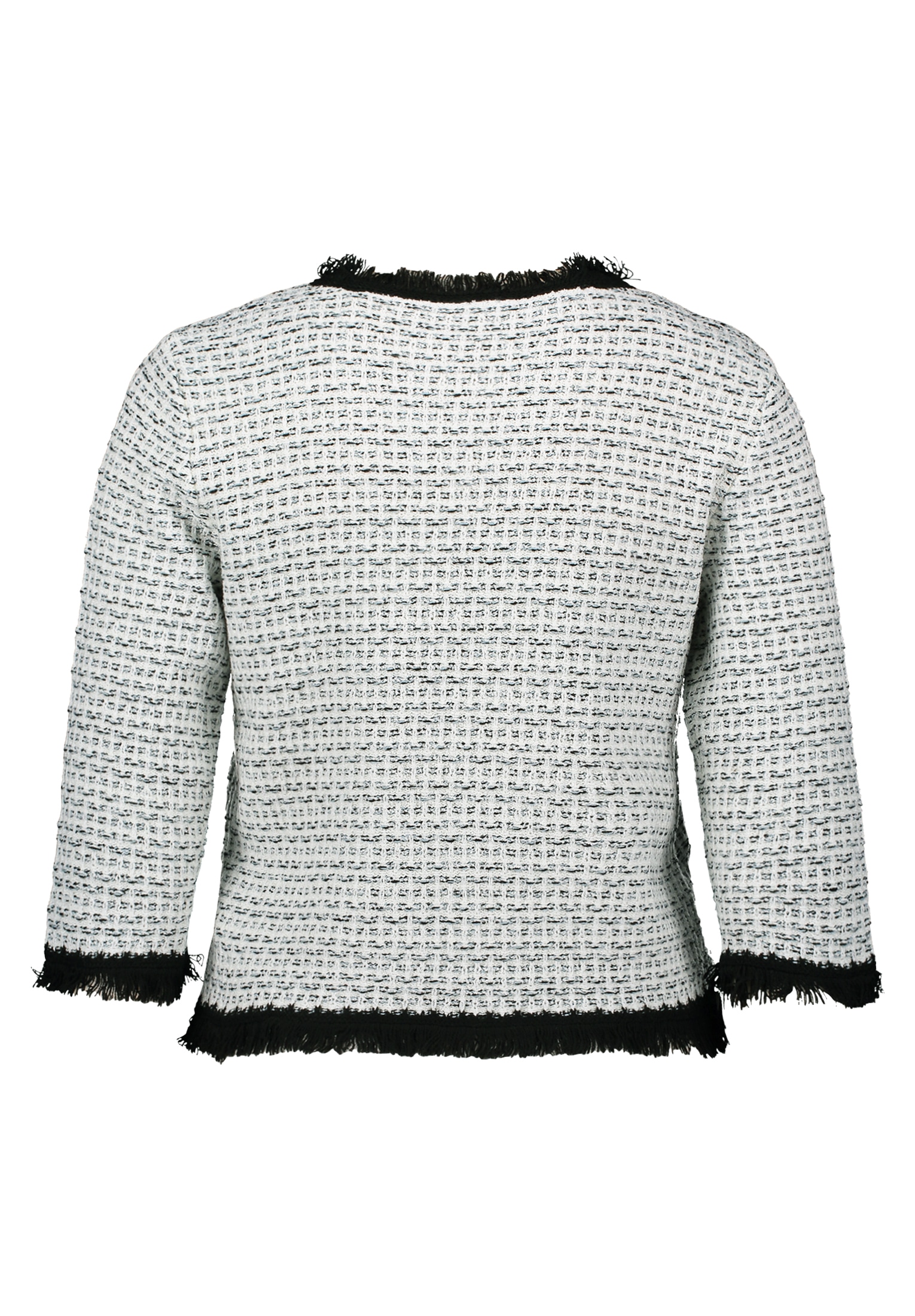 Betty&Co Strickpullover »Strickpullover mit Fransen«