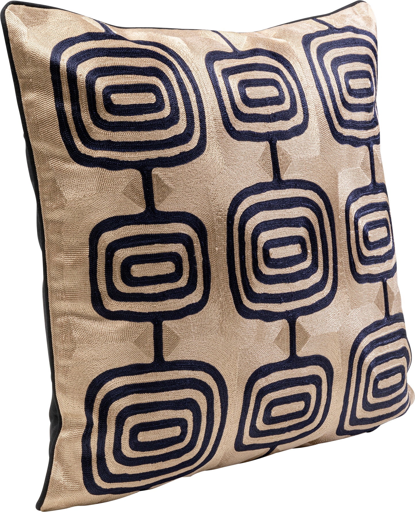 Kare Design Dekokissen »Catena Square, Kissenhülle mit Füllung, 50x50 cm« stützt Kopf und Nacken angenehm und sorgt für erholsamen Schlaf
