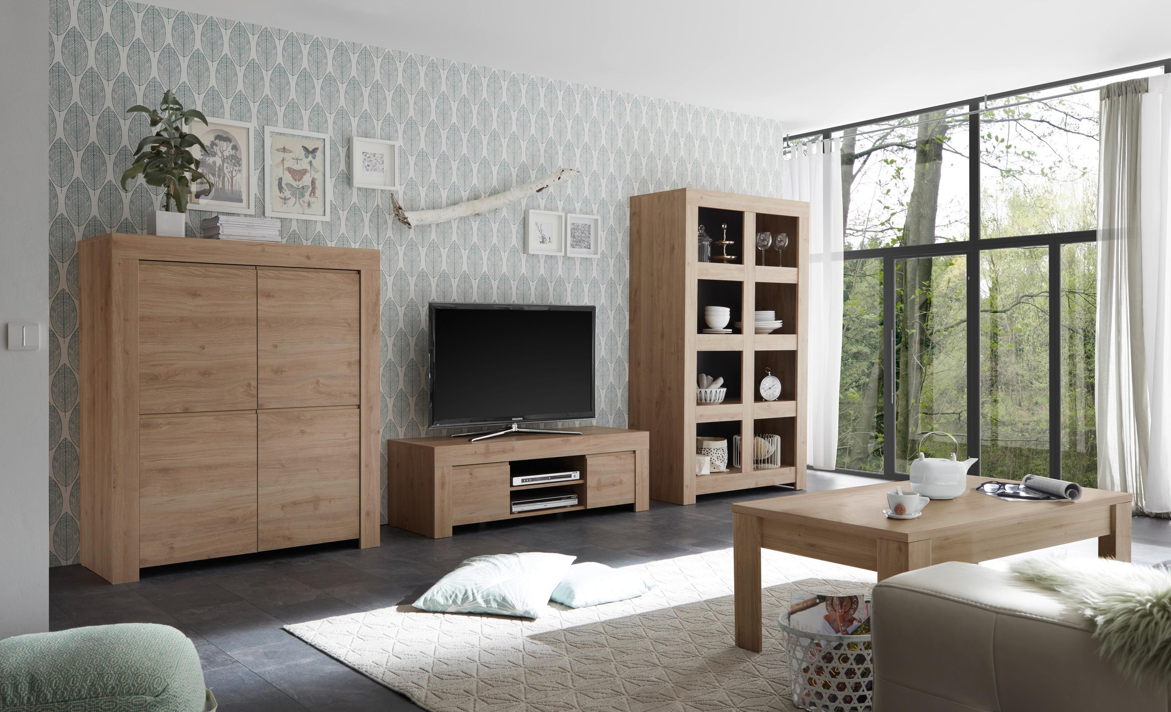 LC Highboard »Firenze«, auf cm kaufen Raten Breite 110