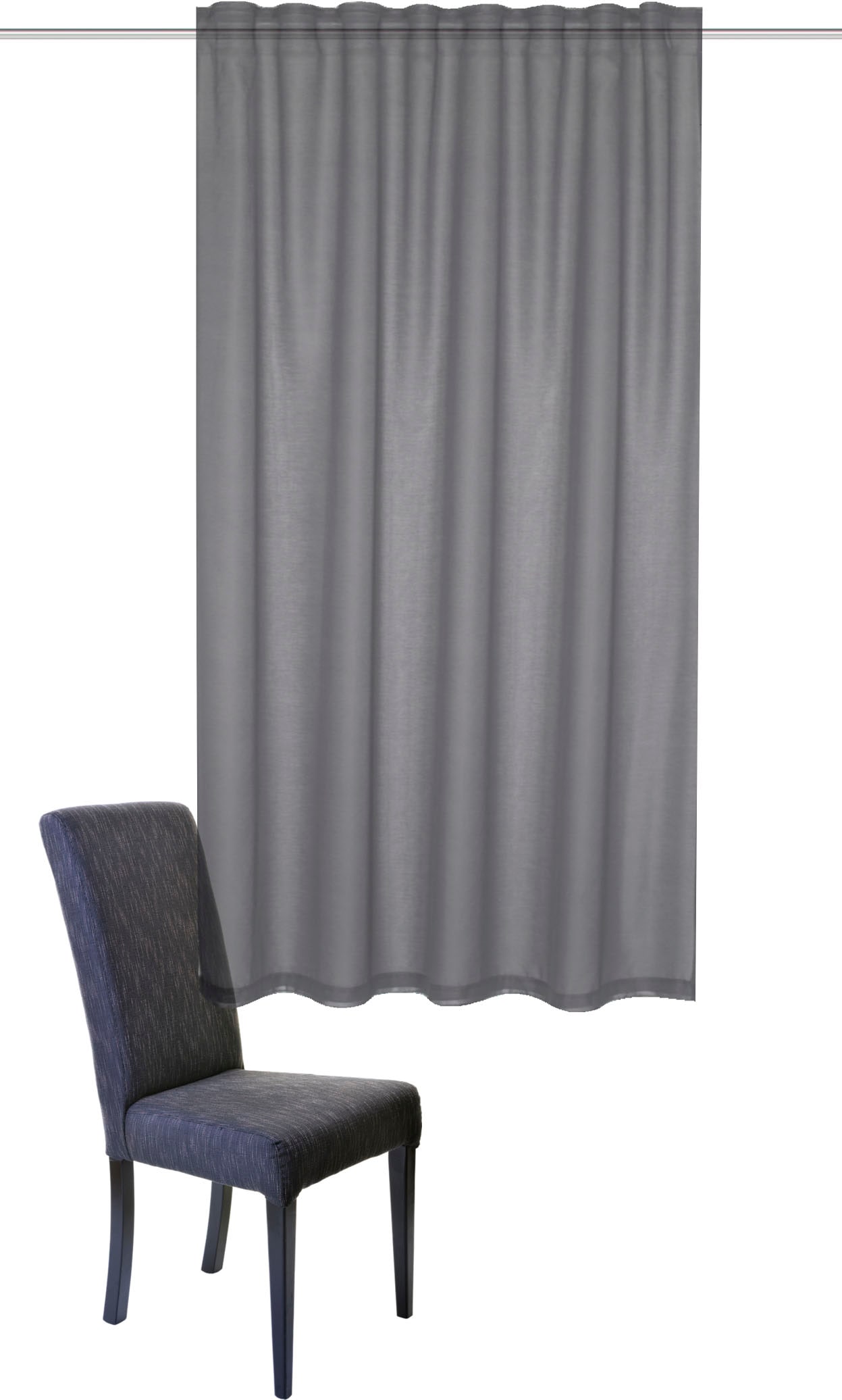 HOME WOHNIDEEN Gardine »DOLLY« Multifunktionsband 1 Stk. tlg. transparent