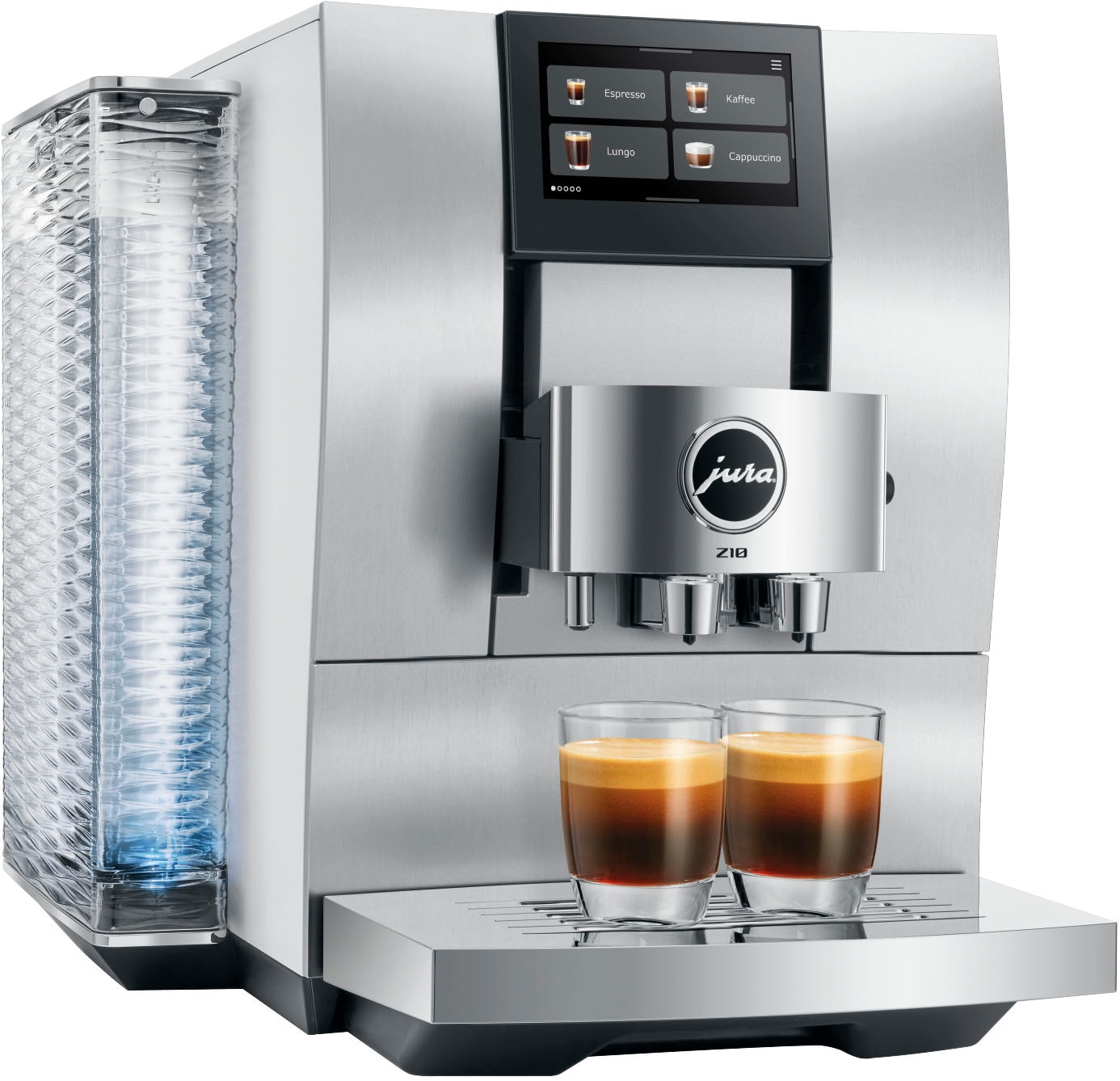 JURA Kaffeevollautomat »15613 Z10 (EB), Aluminium White« 51 Spezialitäten, Touch, Light & Cold Brew
