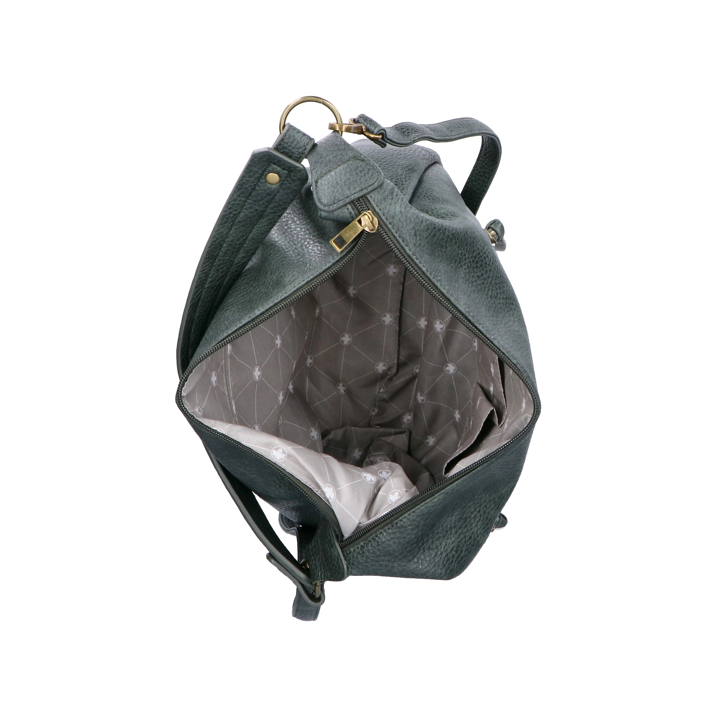 Rieker Handtasche Schultertasche, Damen Umhängetasche mit abnehmbarem Umhängeriemen