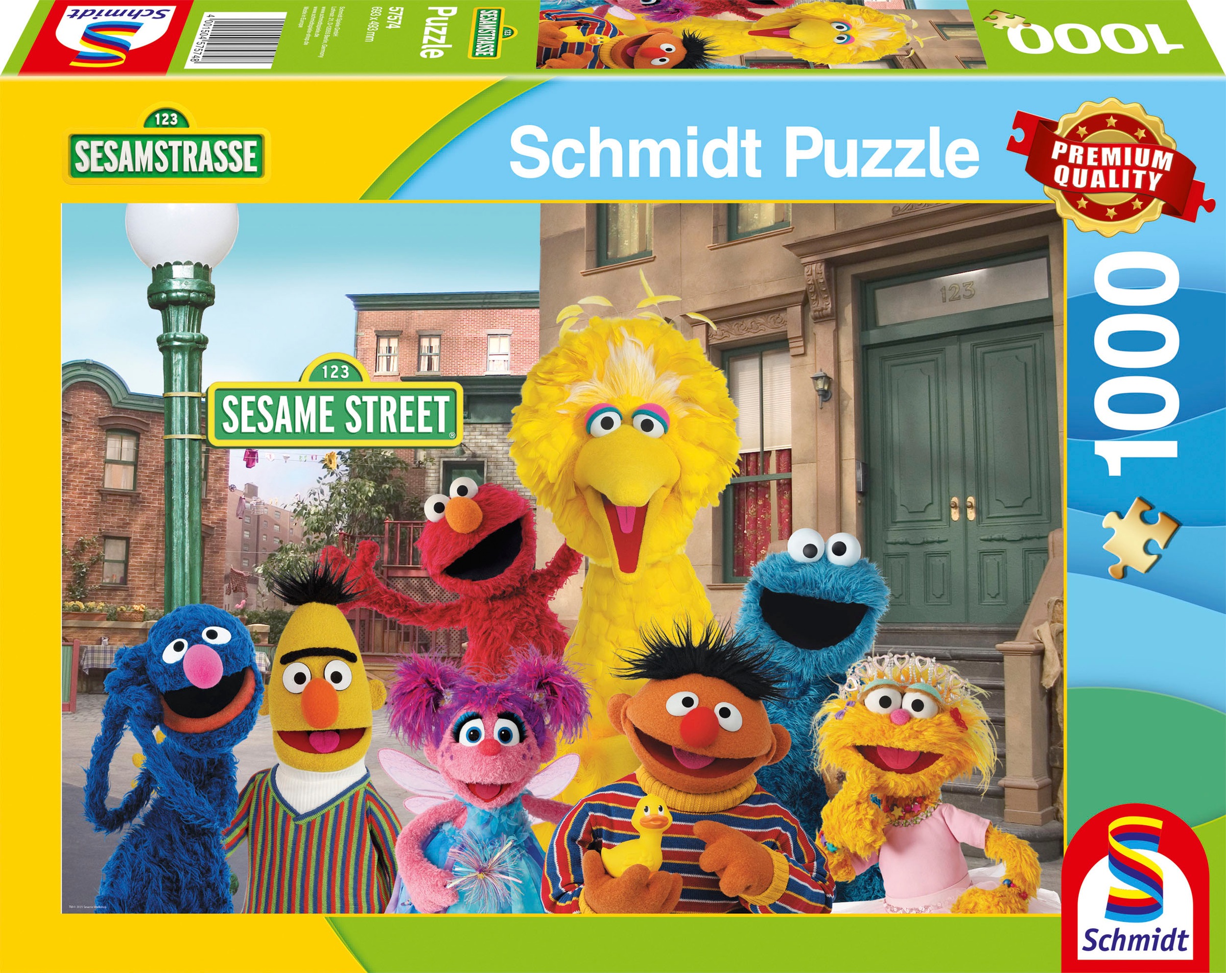 Schmidt Spiele Puzzle »Sesamstraße, Ein Wiedersehen mit guten alten Freunden«, Made in Europe