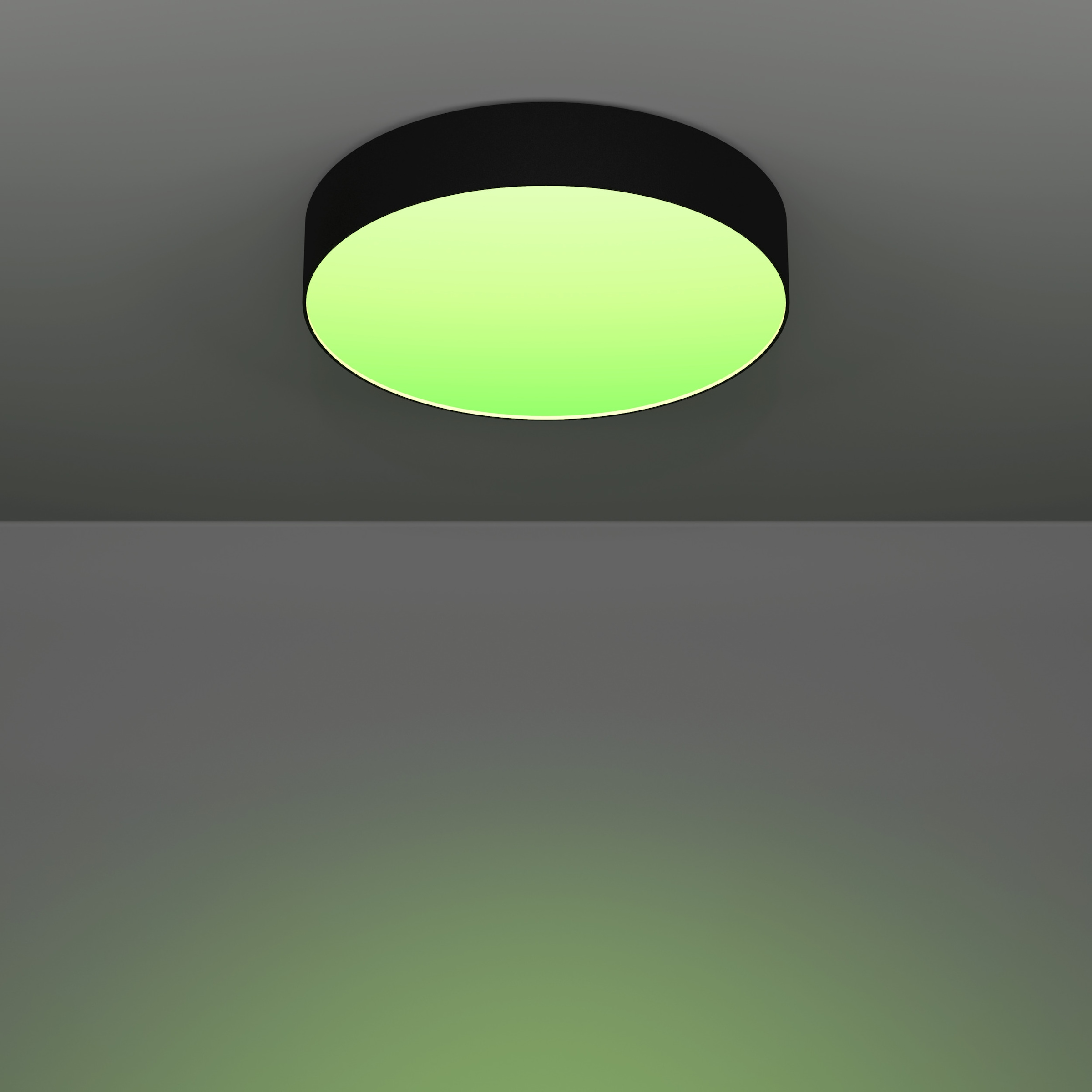 EGLO LED Deckenleuchte »GALLIZZI-Z Deckenlampe - Kunststoff - LED - 15W - IP20« LED-Modul 1 Stk. Kaltweiß | Neutralweiß | RGB | Warmweiß Wohzimmerlampe, Esszimmerlampe, Flur, Schlafzimmer, H7 x Ø39 cm